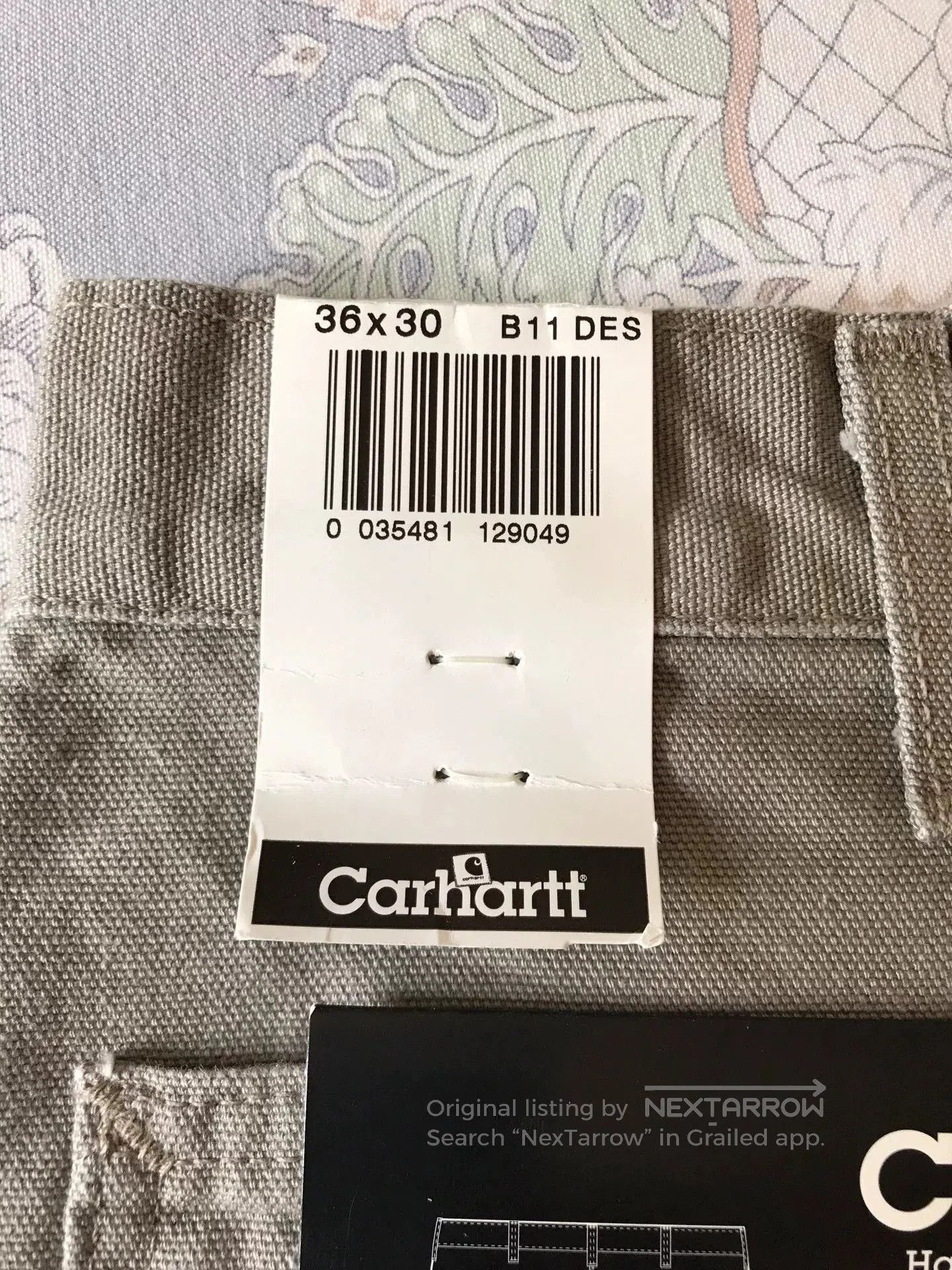 Carhartt Carhartt B11 DES Desert Work Pants. Size US 36 / EU 52 - 8 Thumbnail