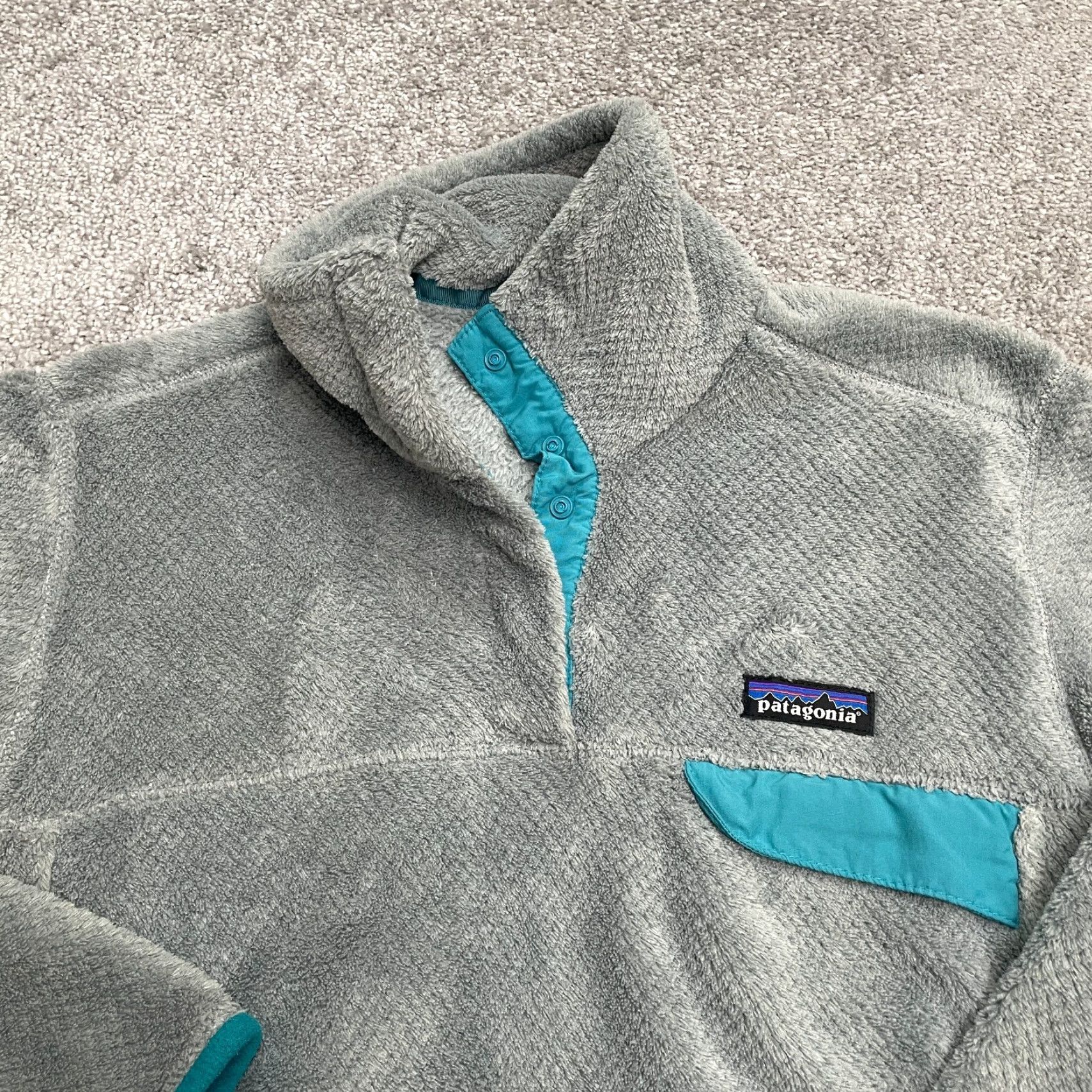 Patagonia Patagonia Re-Tool Polartec Fleece Jacket Womens M Gray 1/4 Snap Outdoor Vintage No Size M / US 6-8 / IT 42-44 - 3 Thumbnail