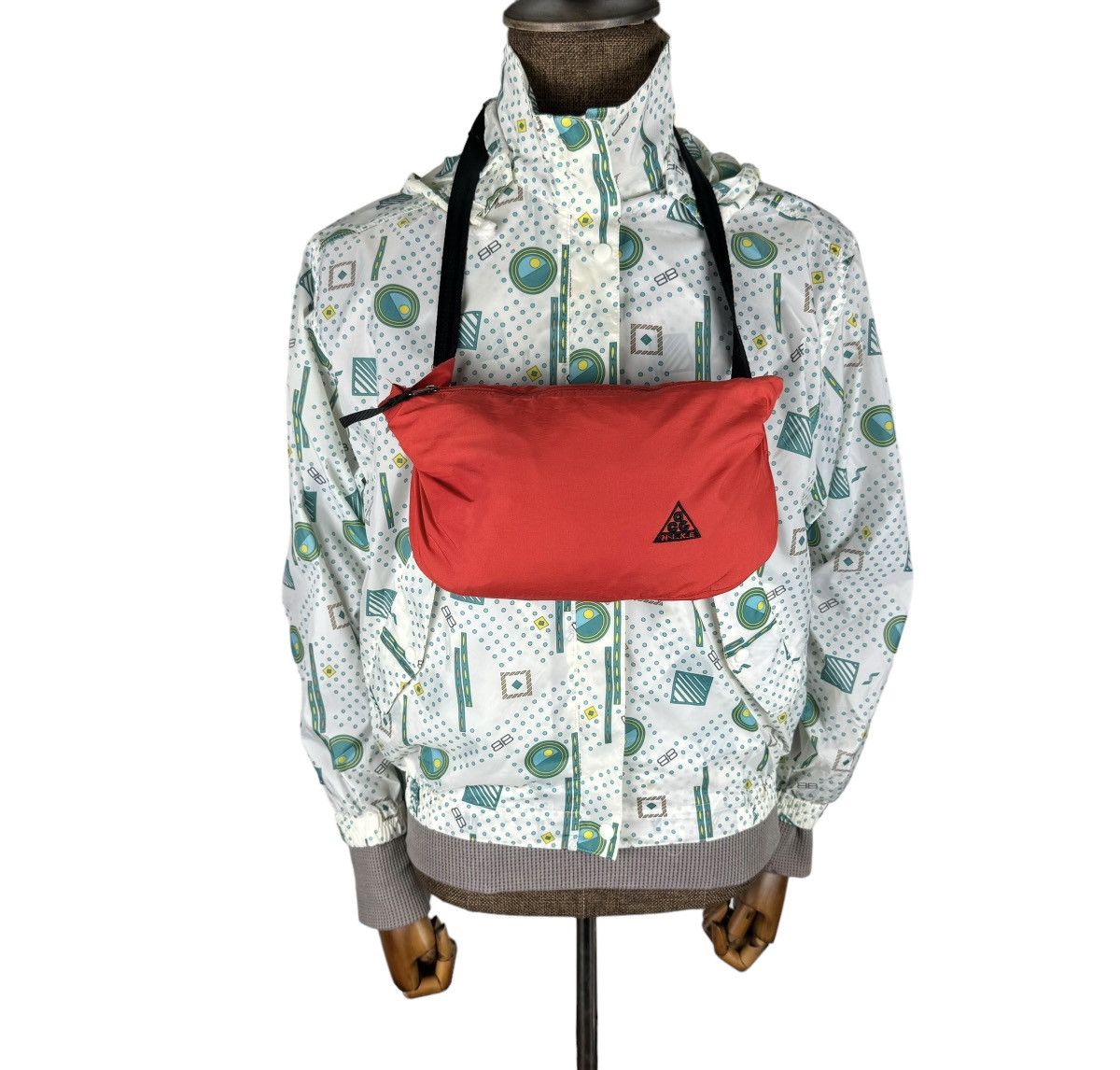 Vintage ❄️NIKE ACG 2 IN 1 HOODIE WINDBREAKER ANORAK JACKET Size US L / EU 52-54 / 3 - 10 Thumbnail