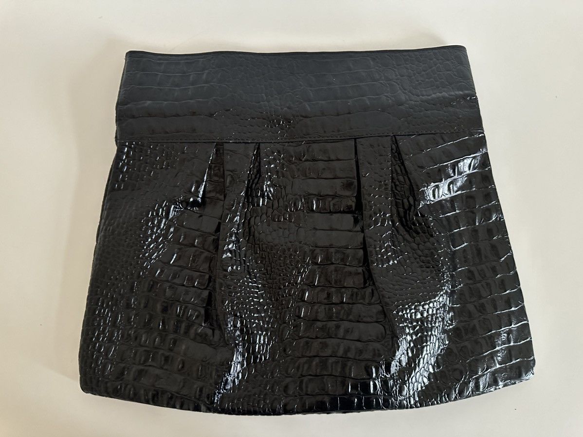 Vintage Black leather clutch Size ONE SIZE - 3 Thumbnail