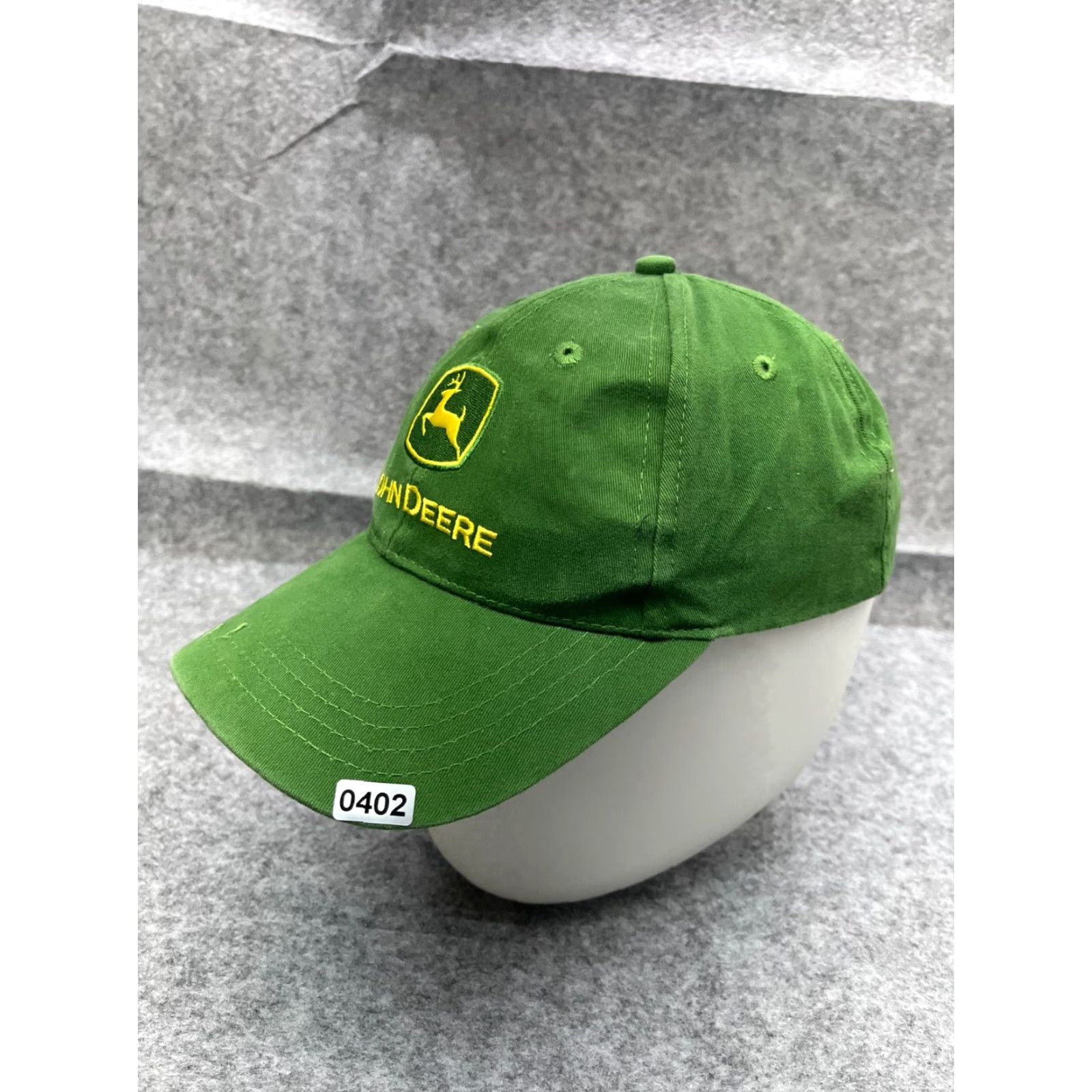 John Deere John Deere Hat Cap Adjustable Green 100% Cotton Adult Mens Baseball Cap Outdoor Agriculture Farm Equipment Twill Cap Size ONE SIZE - 4 Thumbnail