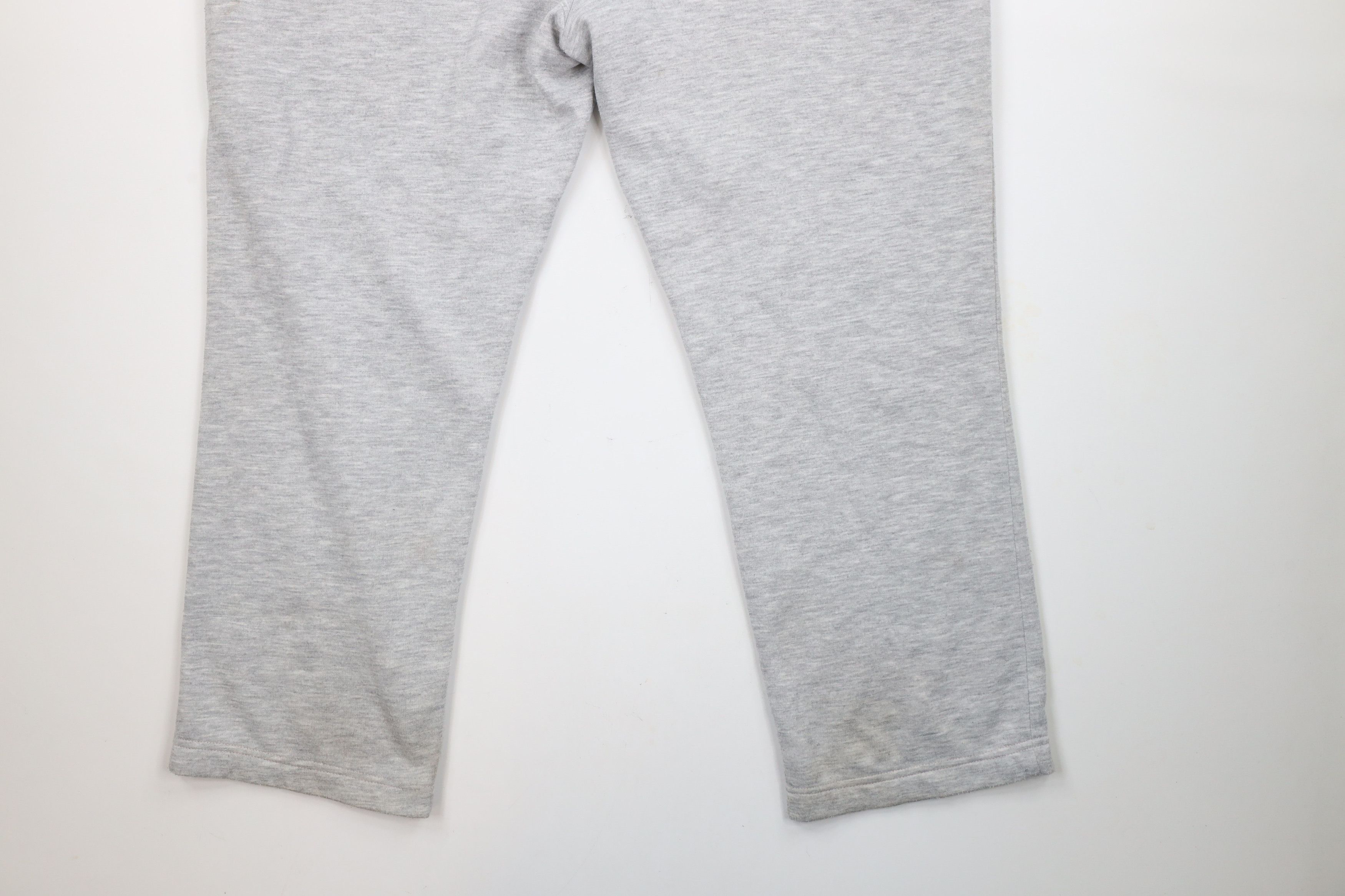 Adidas × Vintage Vintage 80s 90s Adidas Spell Out Wide Leg Sweatpants Gray Size US 40 / EU 56 - 14 Thumbnail
