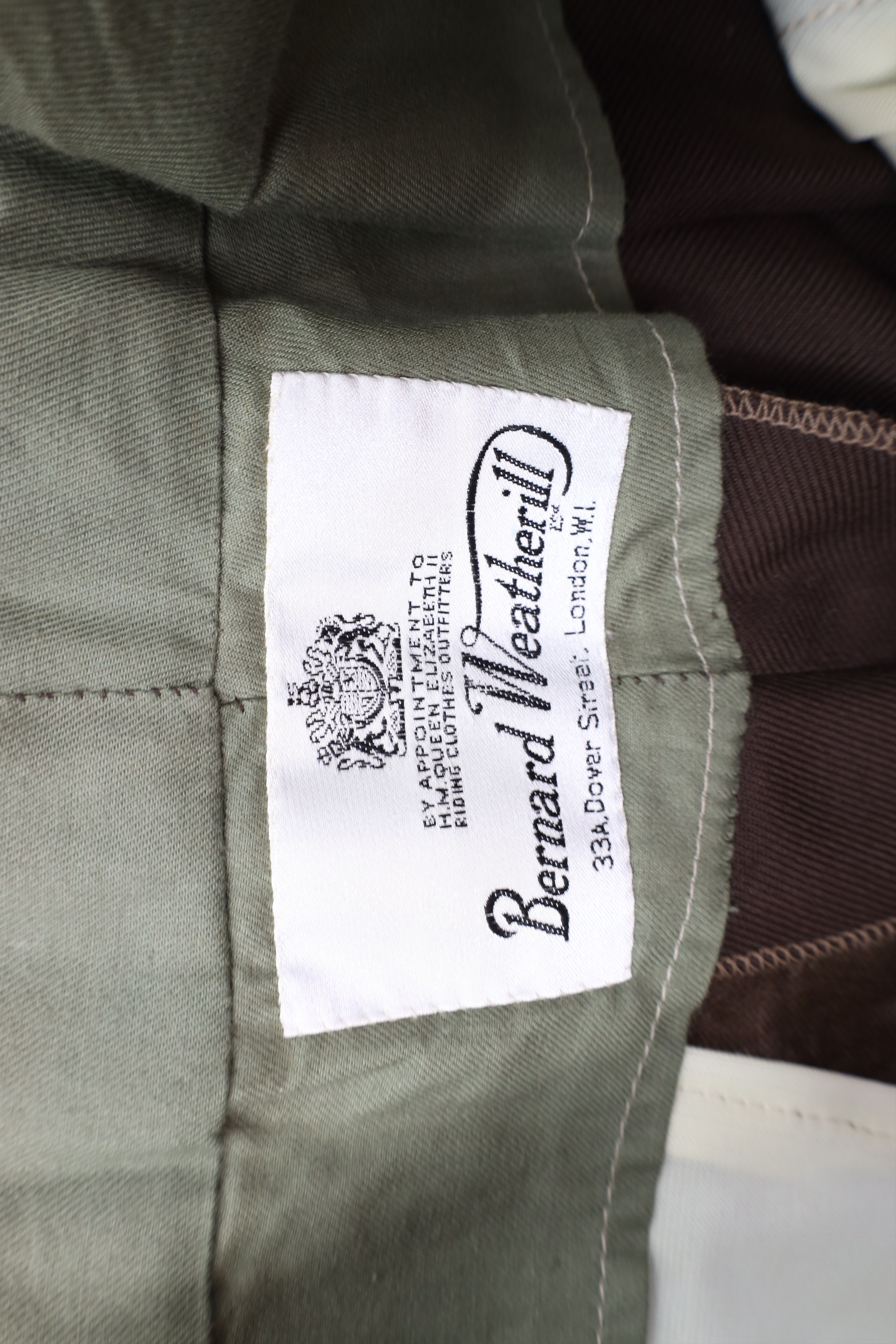 Vintage Vintage 50s Rockabilly Horse Equestrian Riding Pants Brown Size US 32 / EU 48 - 6 Thumbnail