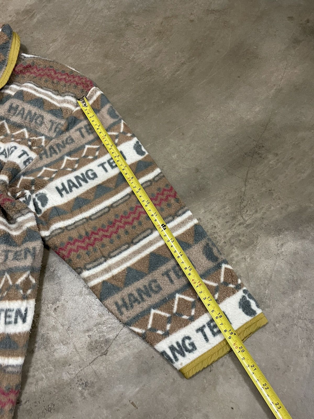 Hang Ten × Vintage 🔥 Rare🔥Vintage Hangten Fleece for Outdoor Wear Size US M / EU 48-50 / 2 - 11 Thumbnail