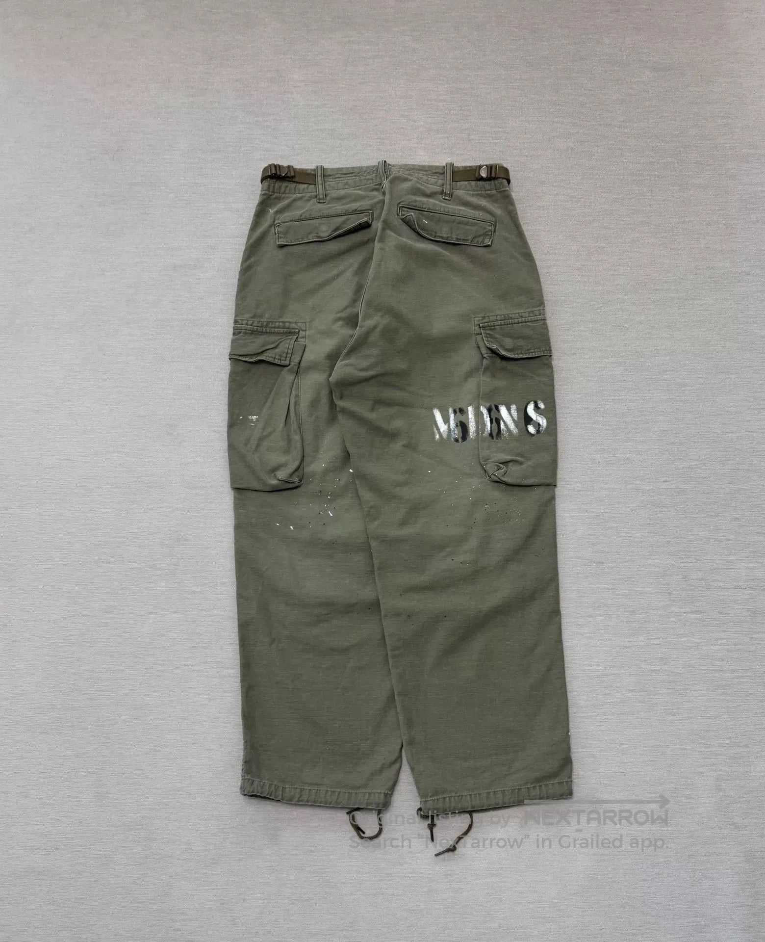 Madness vintage water-washed utility cargo pants. Size US 32 / EU 48 - 2 Thumbnail
