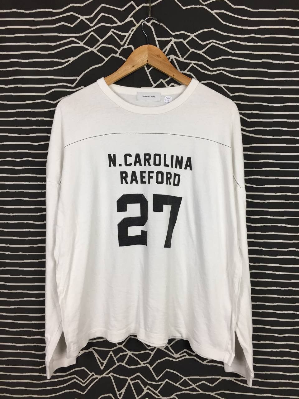 ADAM ET ROPE × Designer × Vintage Adam Et Rope North Carolina Raeford 27 Longsleeve Tee Size US XL / EU 56 / 4 - 2 Thumbnail