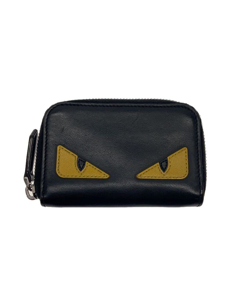 Fendi Fendi Leather Coin Case Black Size ONE SIZE - 1 Thumbnail