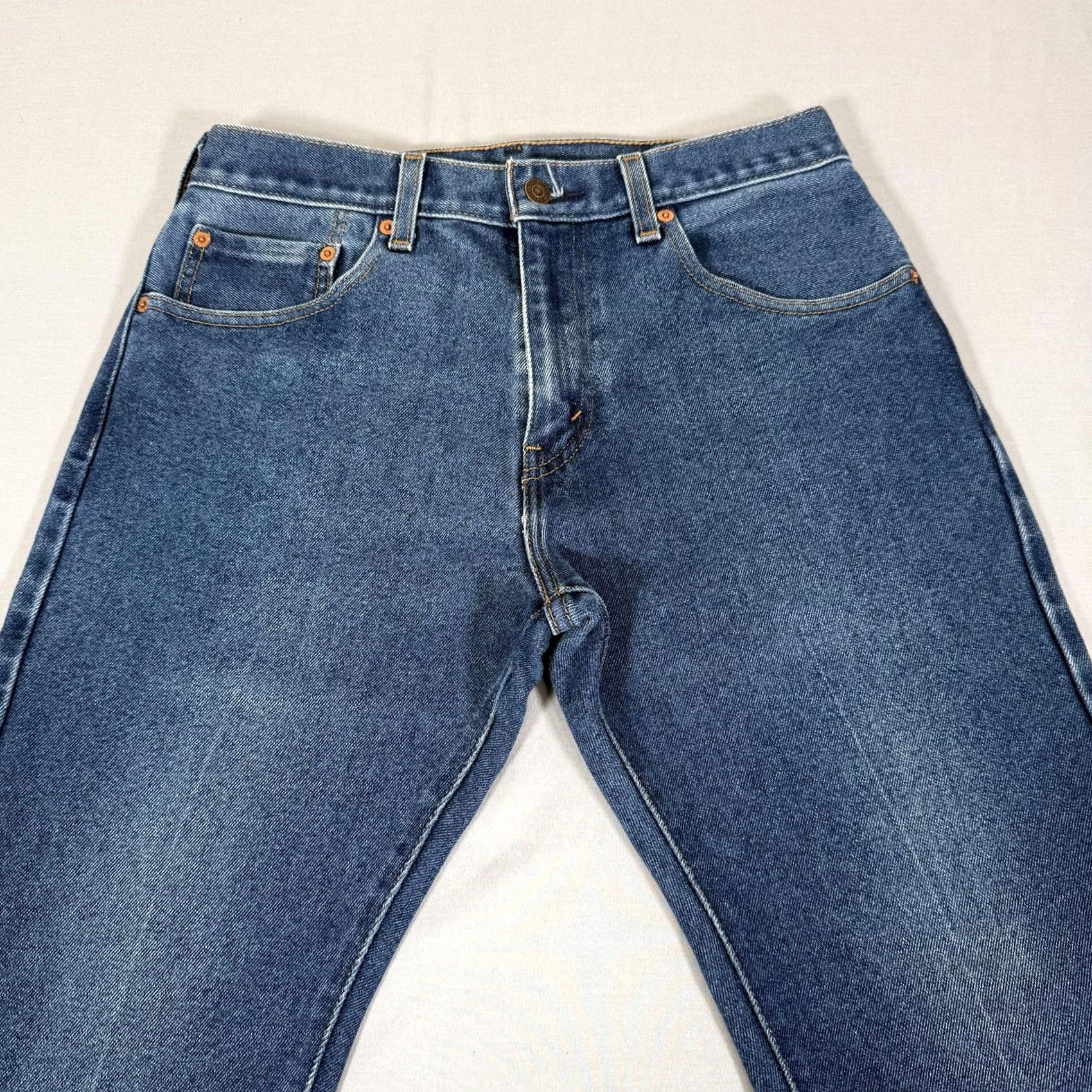 Levi's Levi's Jeans 31x30 Blue 517 Slim Bootcut Denim Pants Pocket Pockets Logo 5-Pocket 65% Cotton 35% Polyester Western Cowboy Work Mens Jeans Size US 31 - 2 Thumbnail