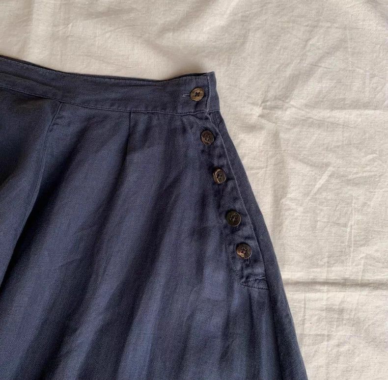 Kapital Kapital Size1 Linen wide-leg skirt trousers Size 25" / US 0 / IT 36 - 4 Thumbnail
