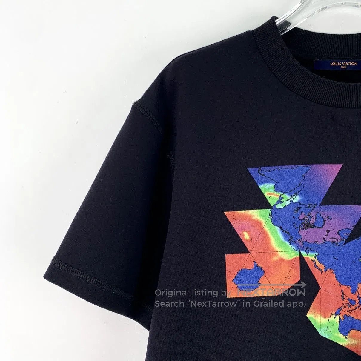 Louis Vuitton Black Short Sleeve T. Size US L / EU 52-54 / 3 - 3 Thumbnail