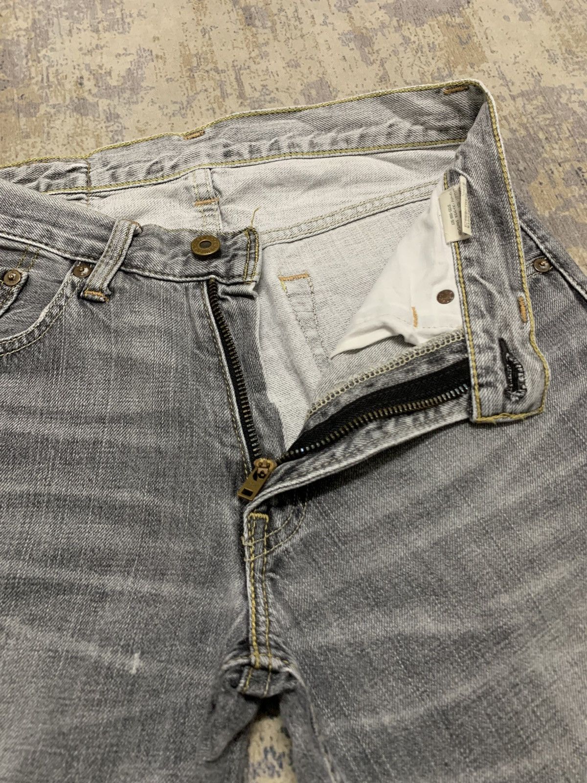 Levi's Vintage 90s Levis 502 Grey Faded Wash Loose Jeans Size US 29 - 3 Thumbnail