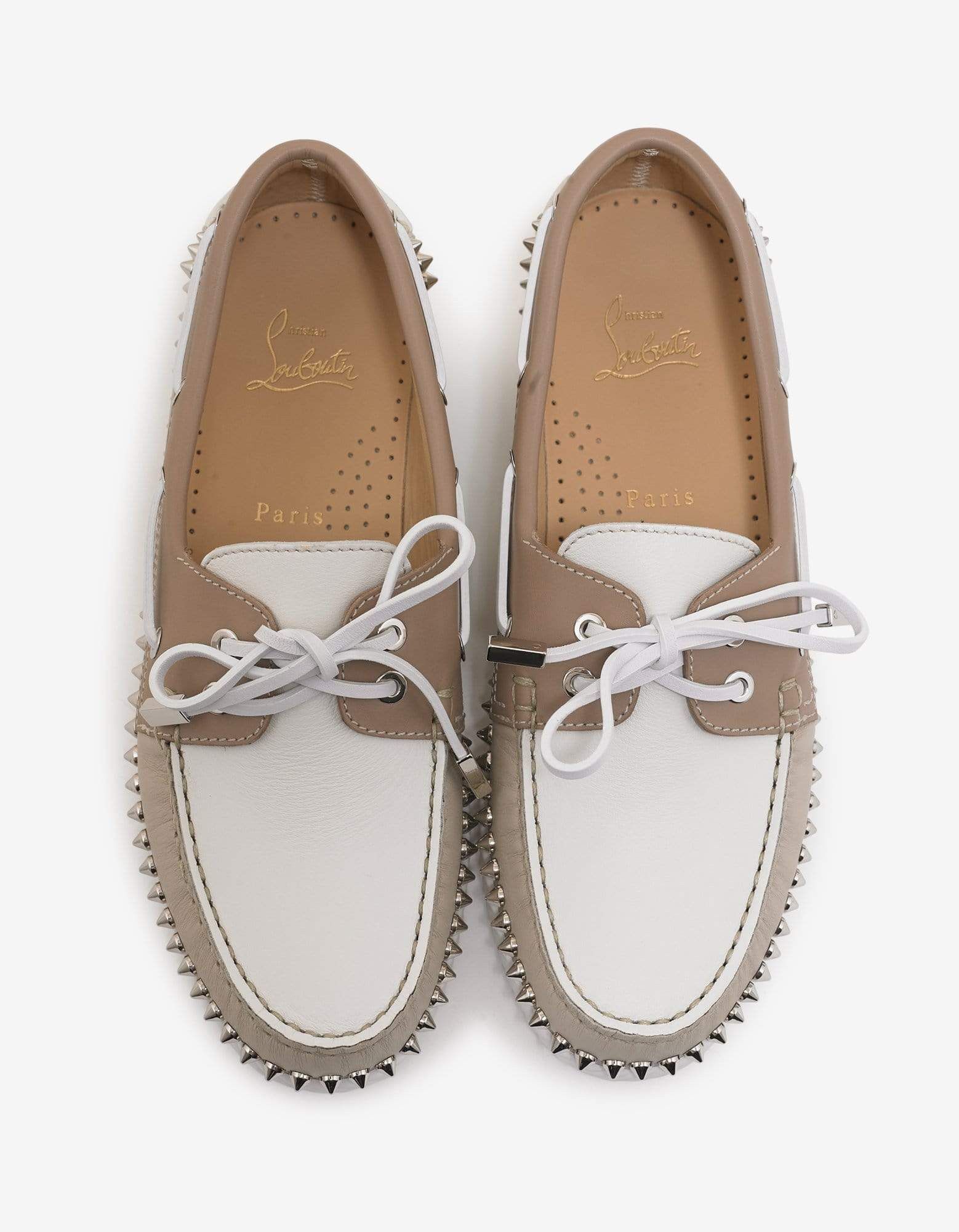 Christian Louboutin Christian Louboutin Steckel Colombe Beige Boat Shoes Size US 10 / EU 43 - 3 Thumbnail
