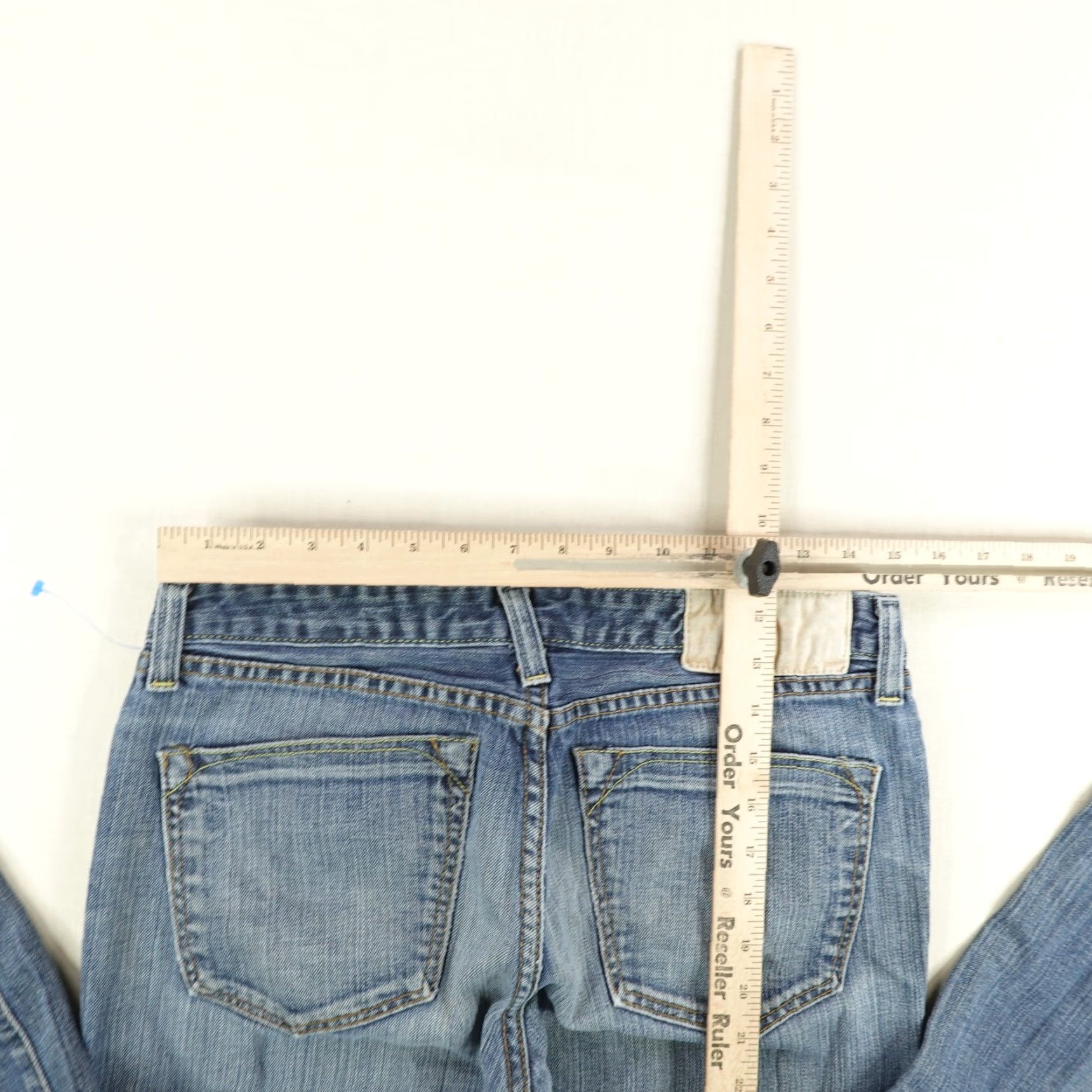 Vintage VINTAGE Loomstate Jeans Womens 30 Blue Denim Bootcut Organic Cotton Made in USA Size US 30 / EU 46 - 7 Thumbnail
