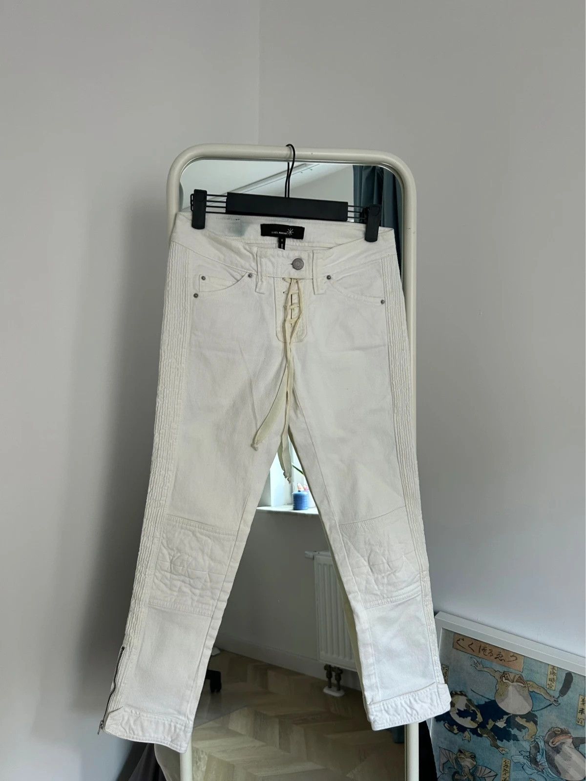 Isabel Marant White Slim Pants