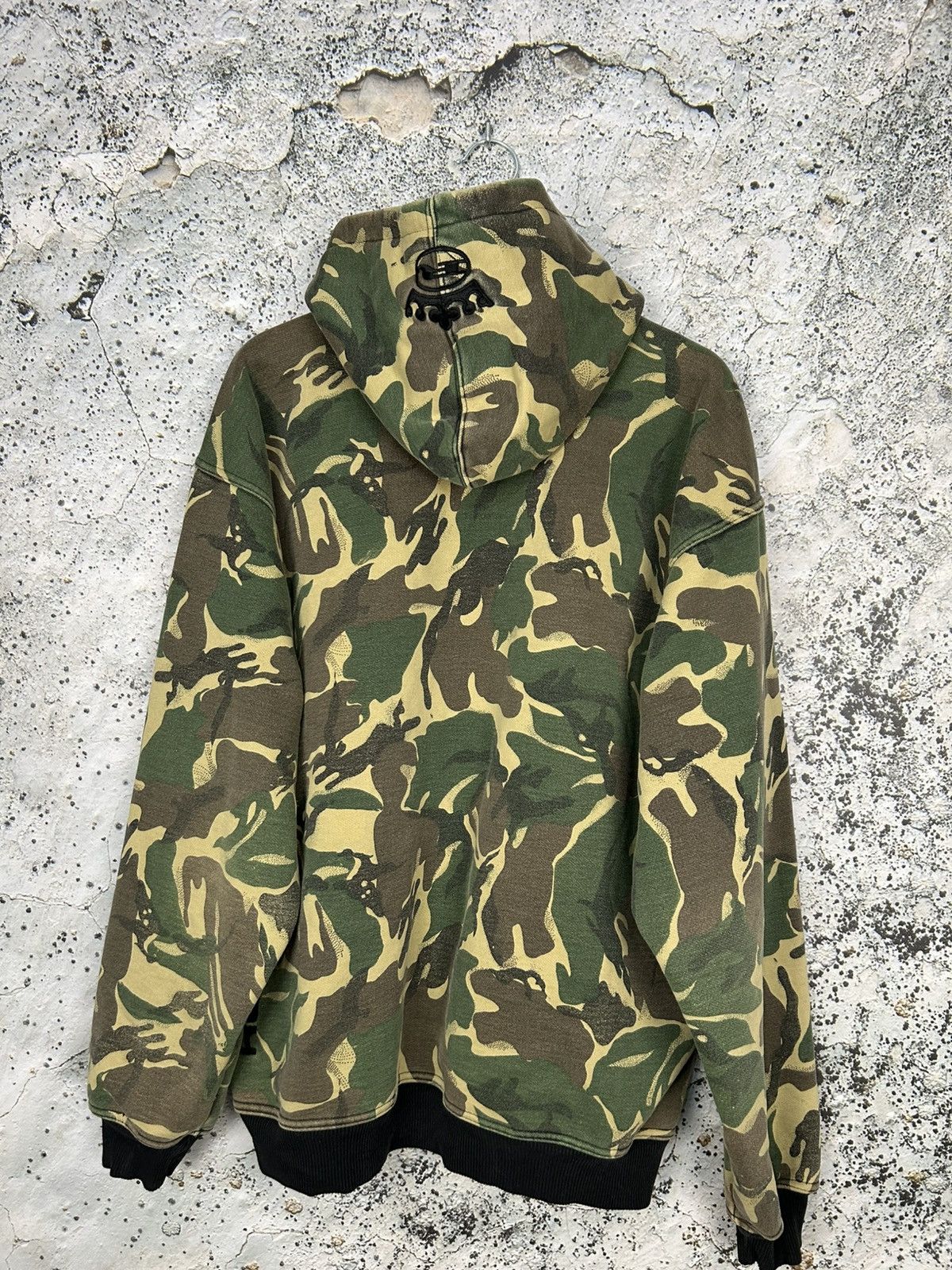 Vintage Royal Vintage Camo Baggy Hoodie Rap Skate Streetwear 90s Size US XXL / EU 58 / 5 - 4 Thumbnail