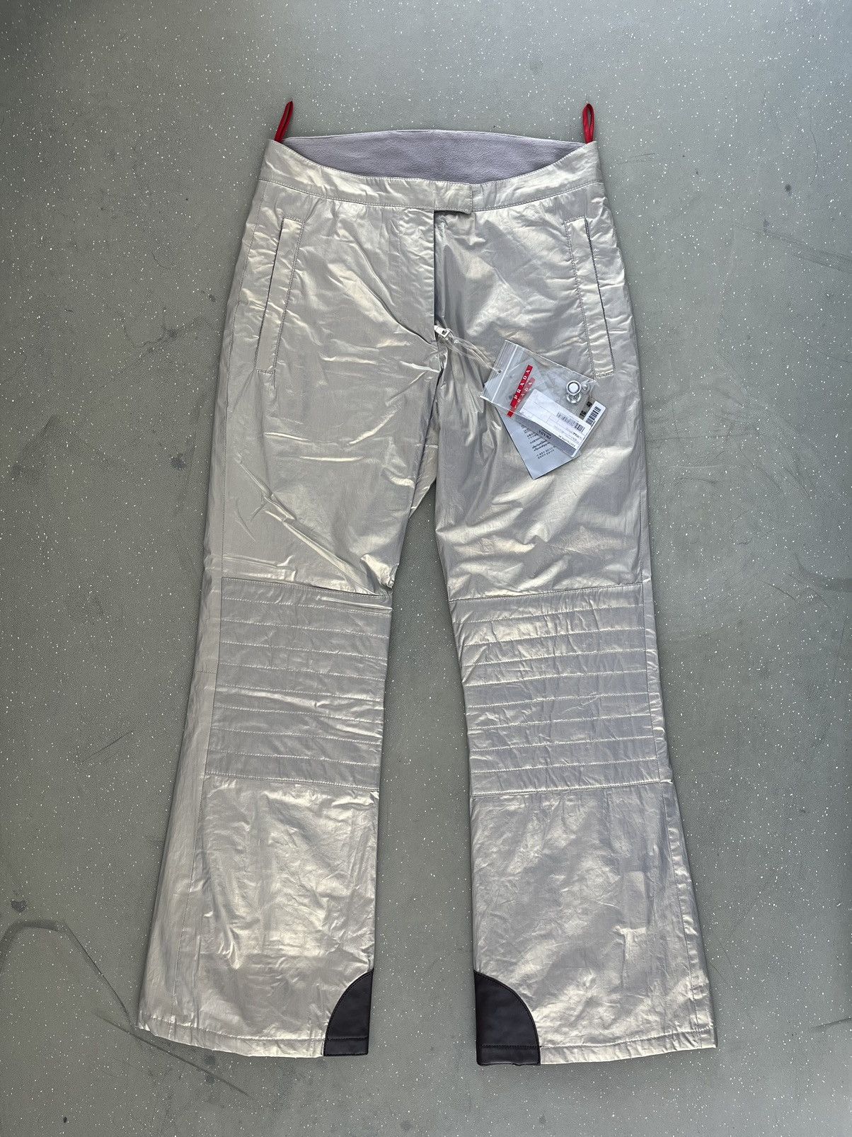 Prada Prada Silver Ski Pants Size 27" / US 4 / IT 40 - 1 Thumbnail