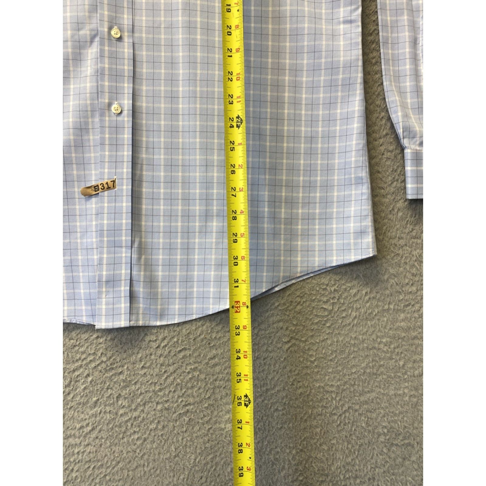 Brooks Brothers Brooks Brothers Button-Up Shirt Mens 17 36/37 Blue Plaid Cotton / 161-17 Button-Up Shirt Size US XL / EU 56 / 4 - 7 Thumbnail