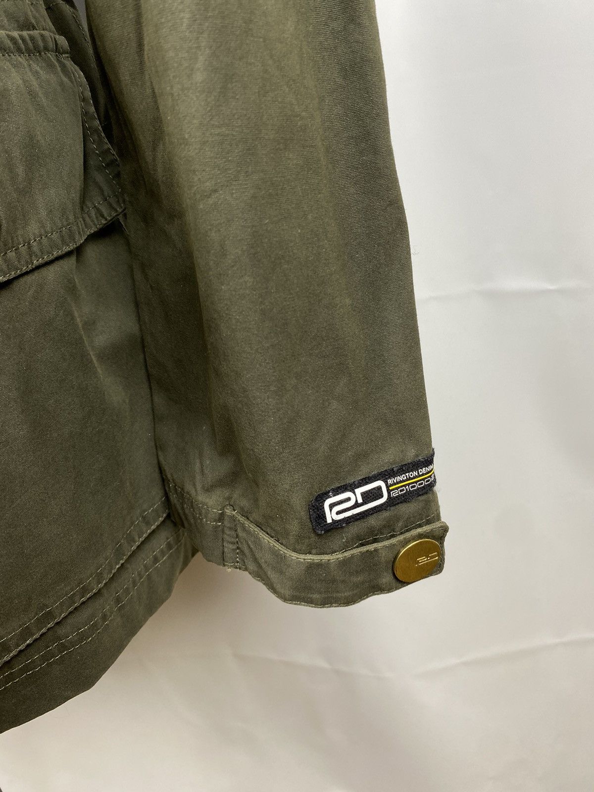 Designer Rivington Denim NYC Waxed Cotton Jacket Belted XL Size US XL / EU 56 / 4 - 10 Thumbnail