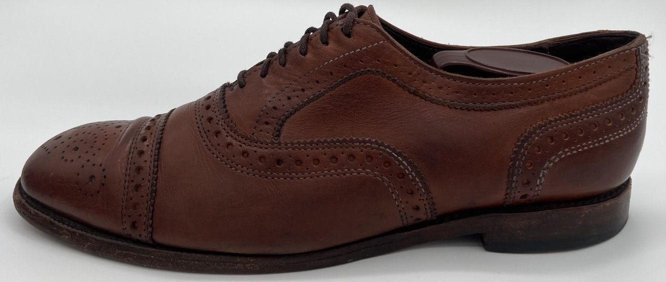 Allen Edmonds Allen Edmonds The BARTLETT Oxfords Cognac Brown Leather 8.5D Size US 8.5 / EU 41-42 - 5 Thumbnail