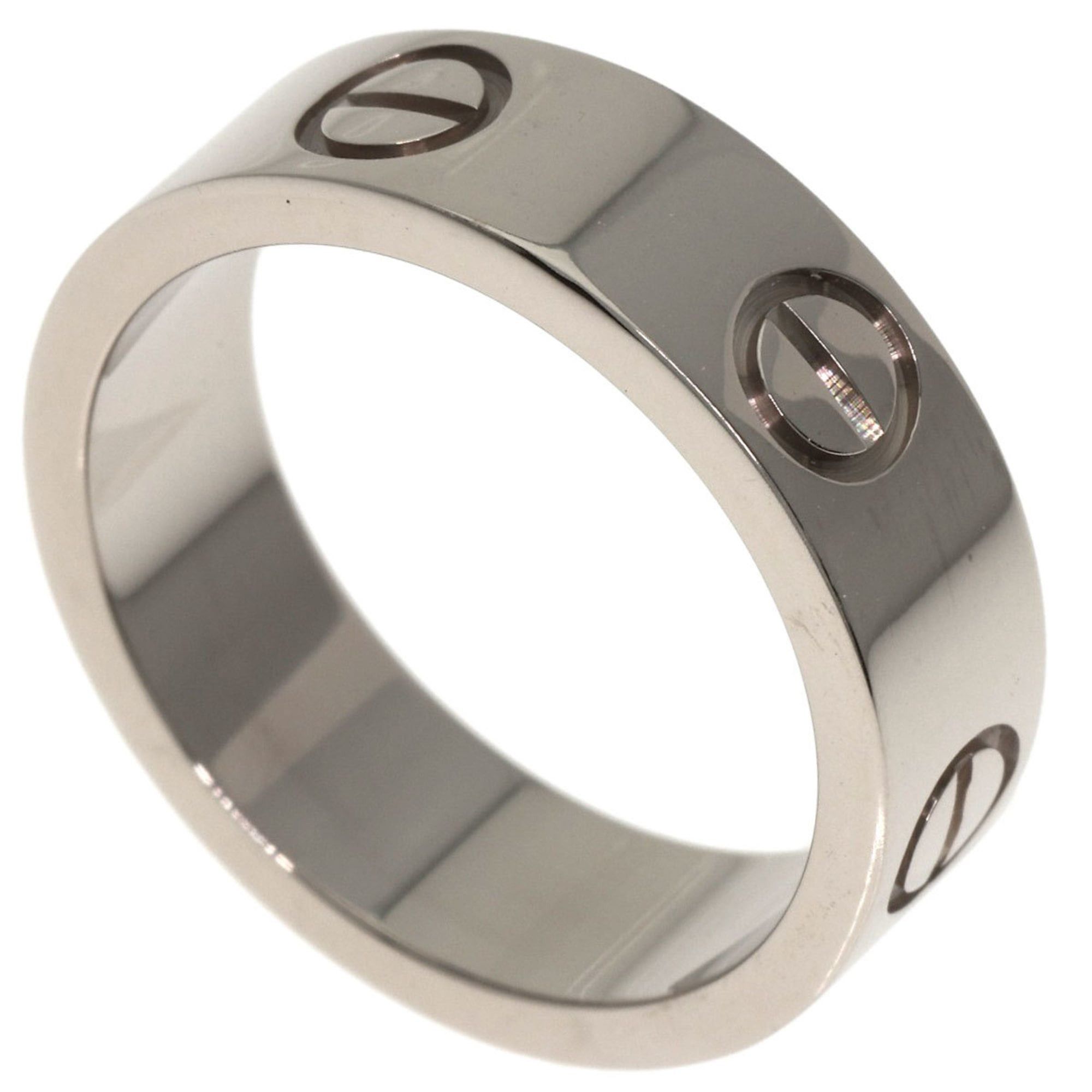 Cartier Cartier Love Ring #50 18K White Gold Women's Size ONE SIZE - 1 Thumbnail