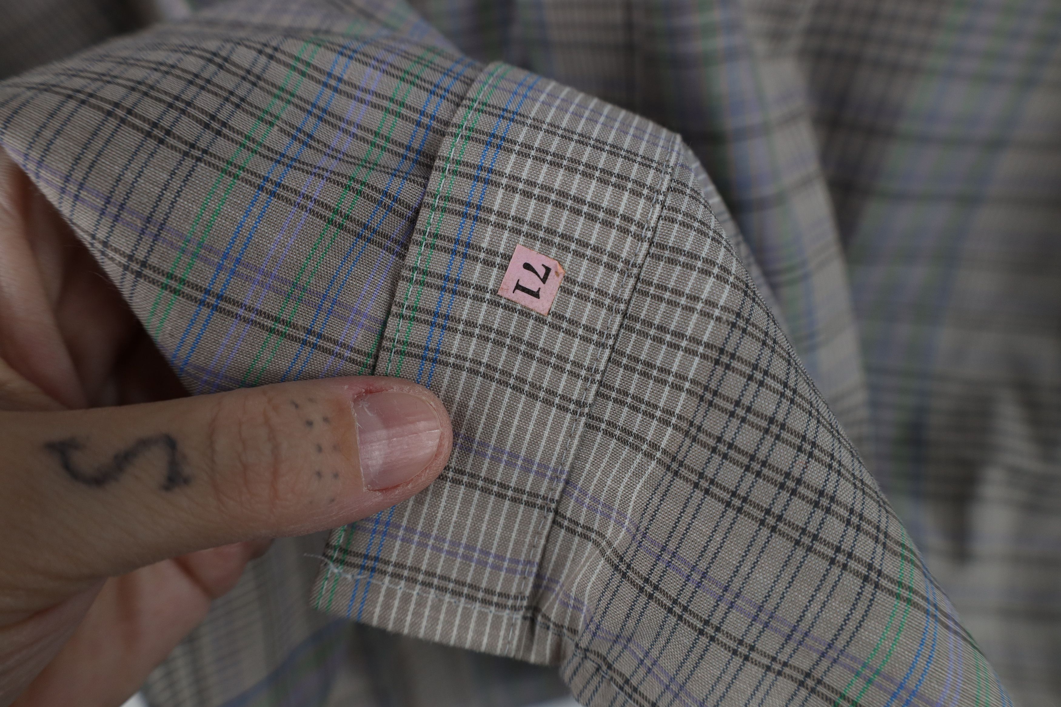 Vintage Deadstock Vintage 90s Streetwear Button Down Shirt Plaid Size US M / EU 48-50 / 2 - 5 Thumbnail