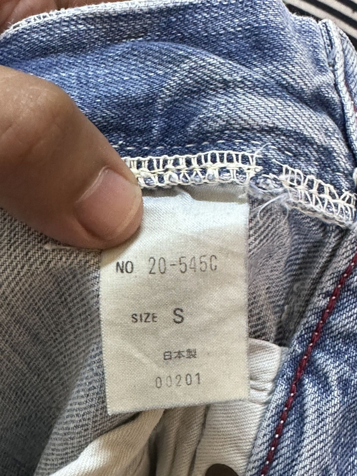 Japanese Brand Vintage Japanese Brand Selvedge Faded Grunge Denim Size US 29 - 10 Thumbnail