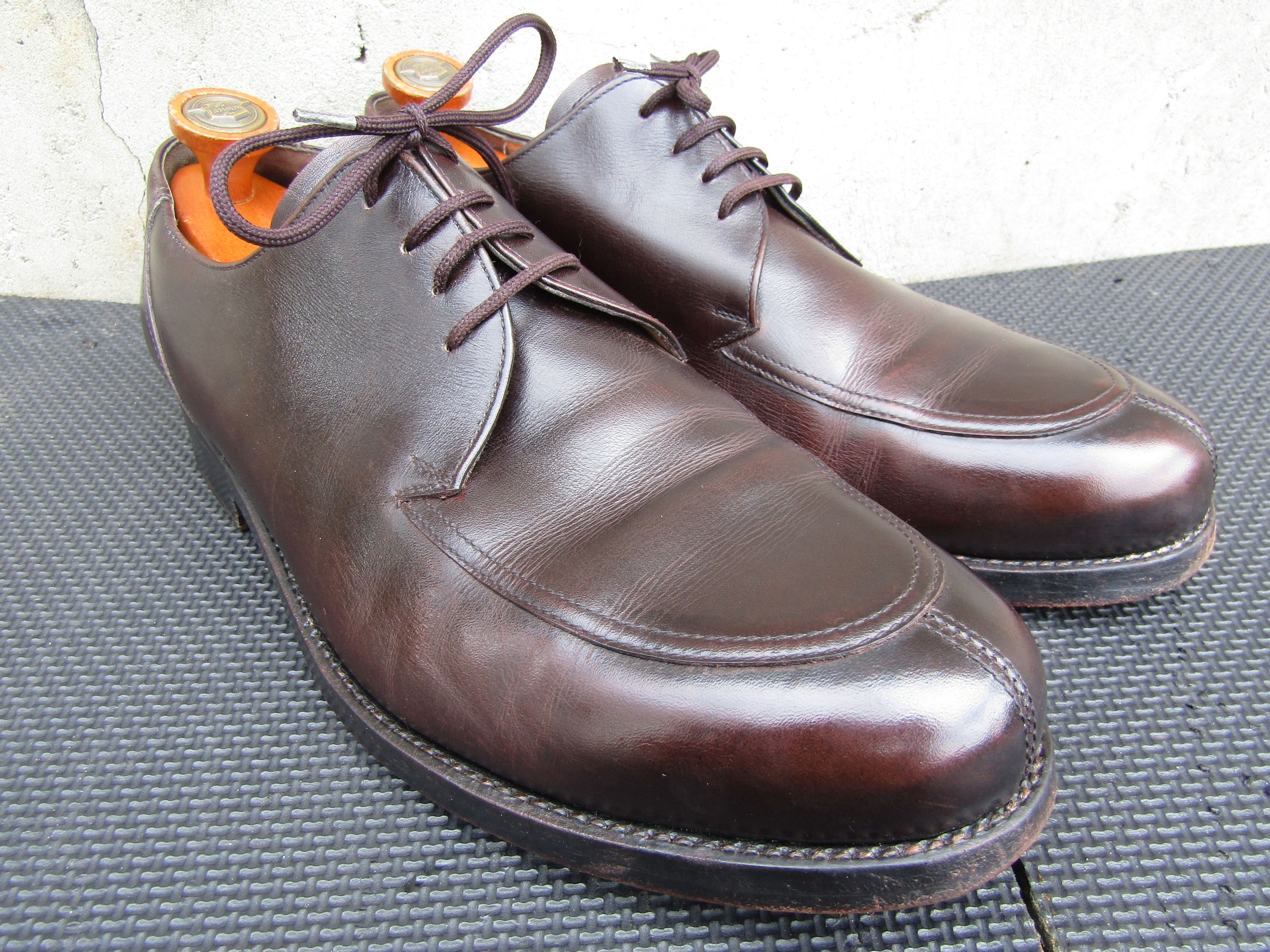 Heinrich Dinkelacker Heinrich Dinkelacker Leather Mens Brogue Dress Split Toe Size US 11 / EU 44 - 6 Thumbnail