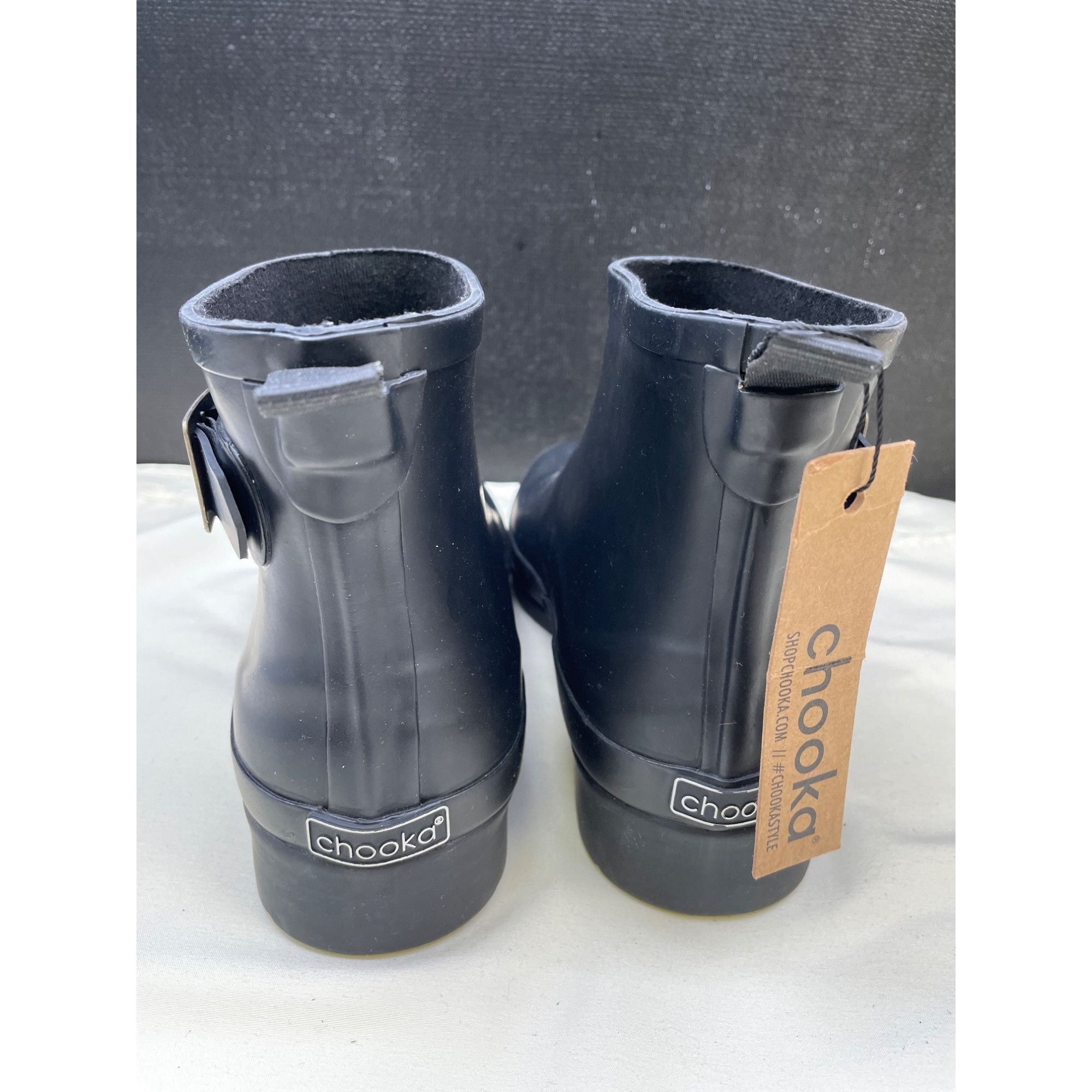 Other Chooka Womens Black Ankle Rain Boots Shoes Size 9 SKU 6448 Size US 9 / IT 39 - 5 Thumbnail