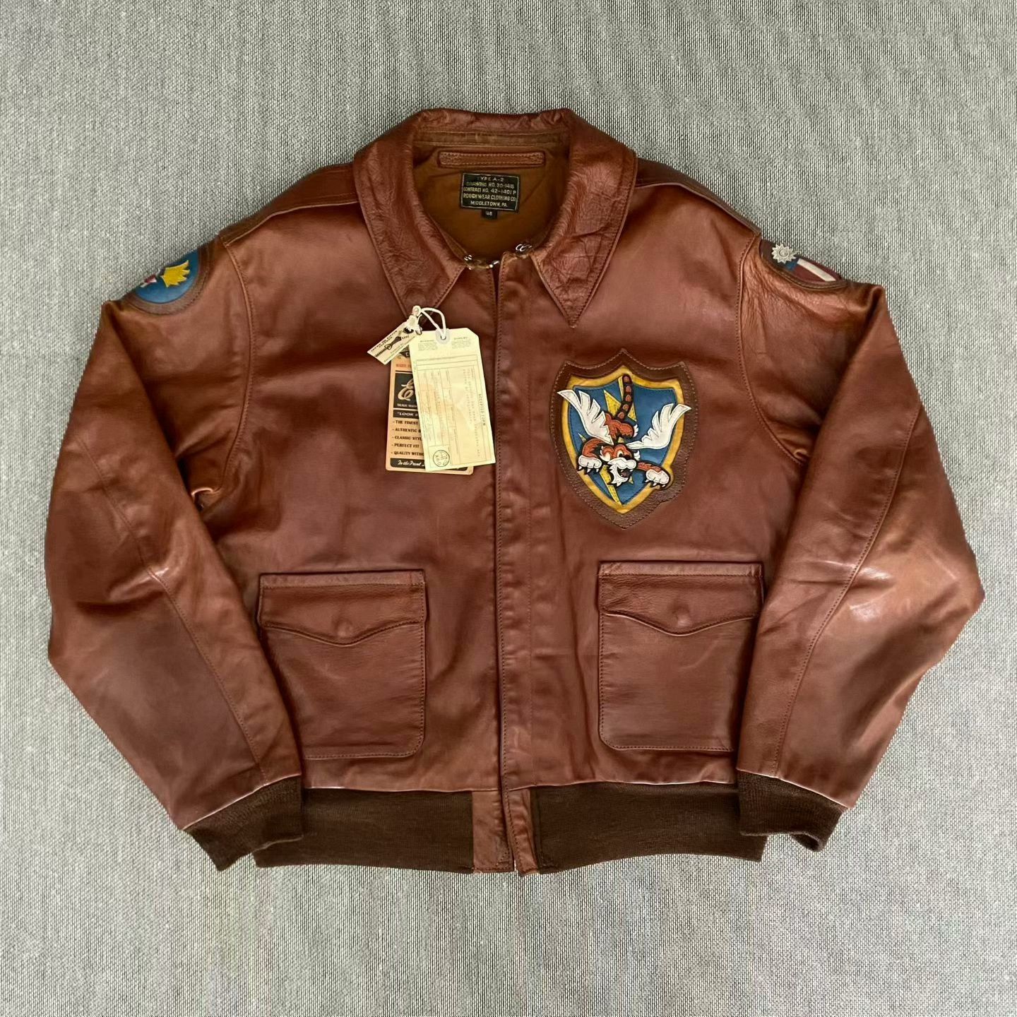 Eastman Leather Clothing Eastman Leather A2 Flight Jacket Size US S / EU 44-46 / 1 - 1 Thumbnail
