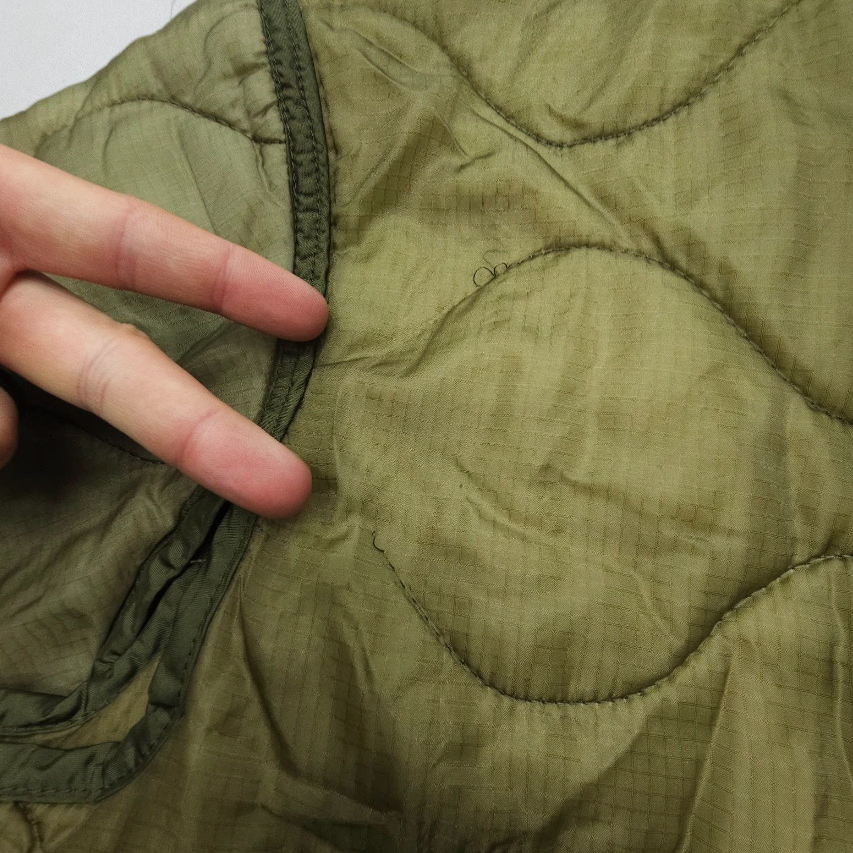 Vintage Military Liner Cold Weather Coat Quilted Puffer Jacket Mens Medium Green Size US M / EU 48-50 / 2 - 6 Thumbnail