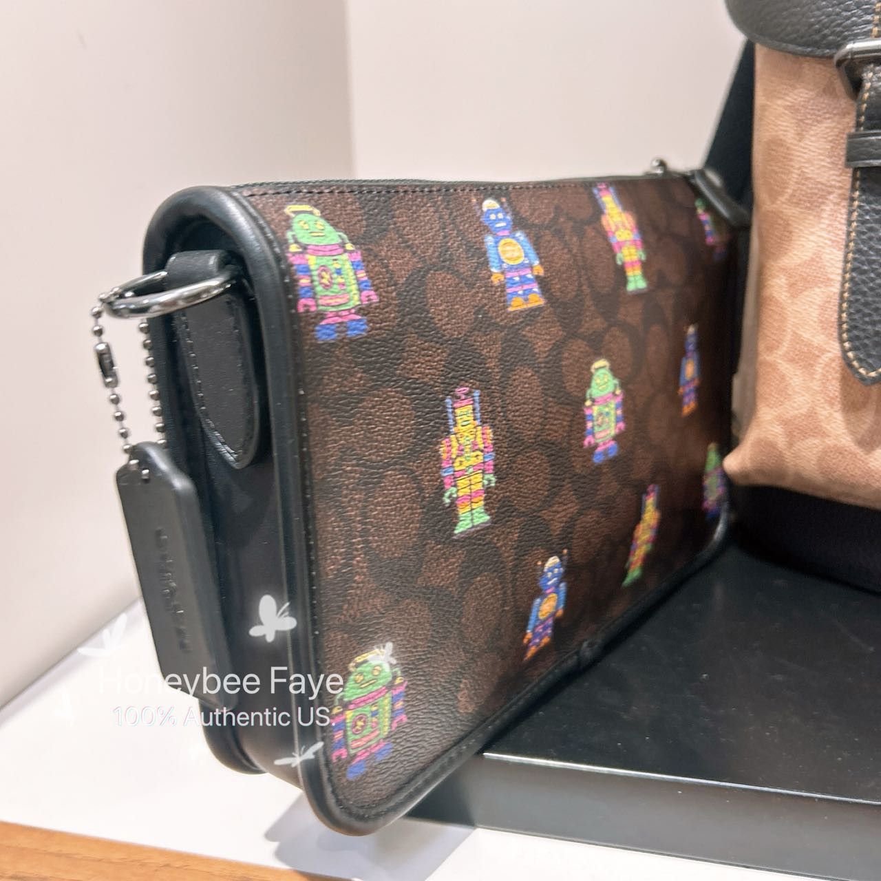 Coach Cosmic Coach Heritage Convertible Crossbody With Robot CW341 Size ONE SIZE - 3 Thumbnail