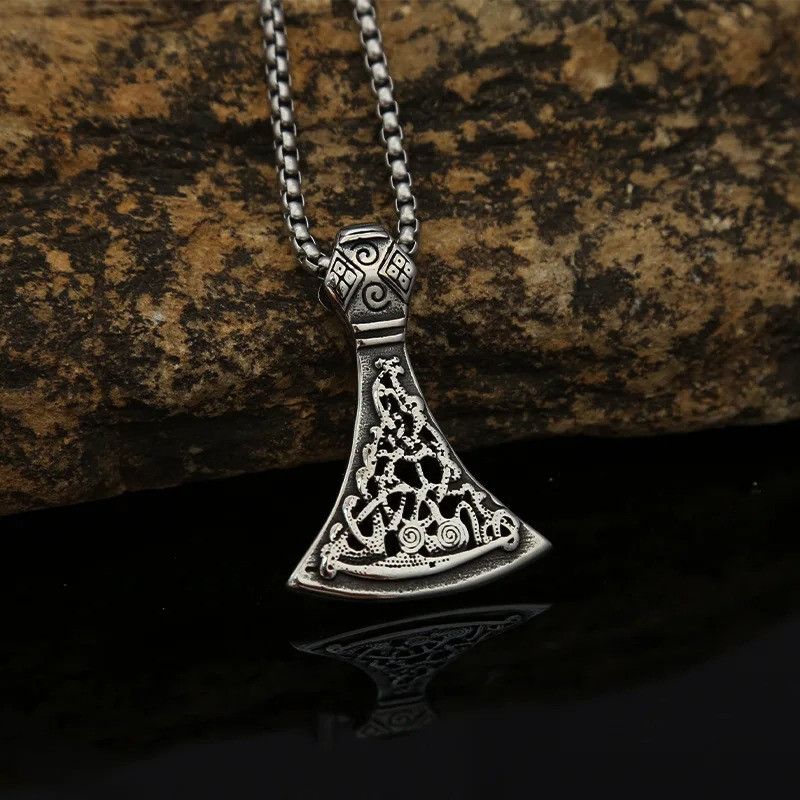 Jewelry Thor's Axe Necklace Size ONE SIZE - 2 Thumbnail