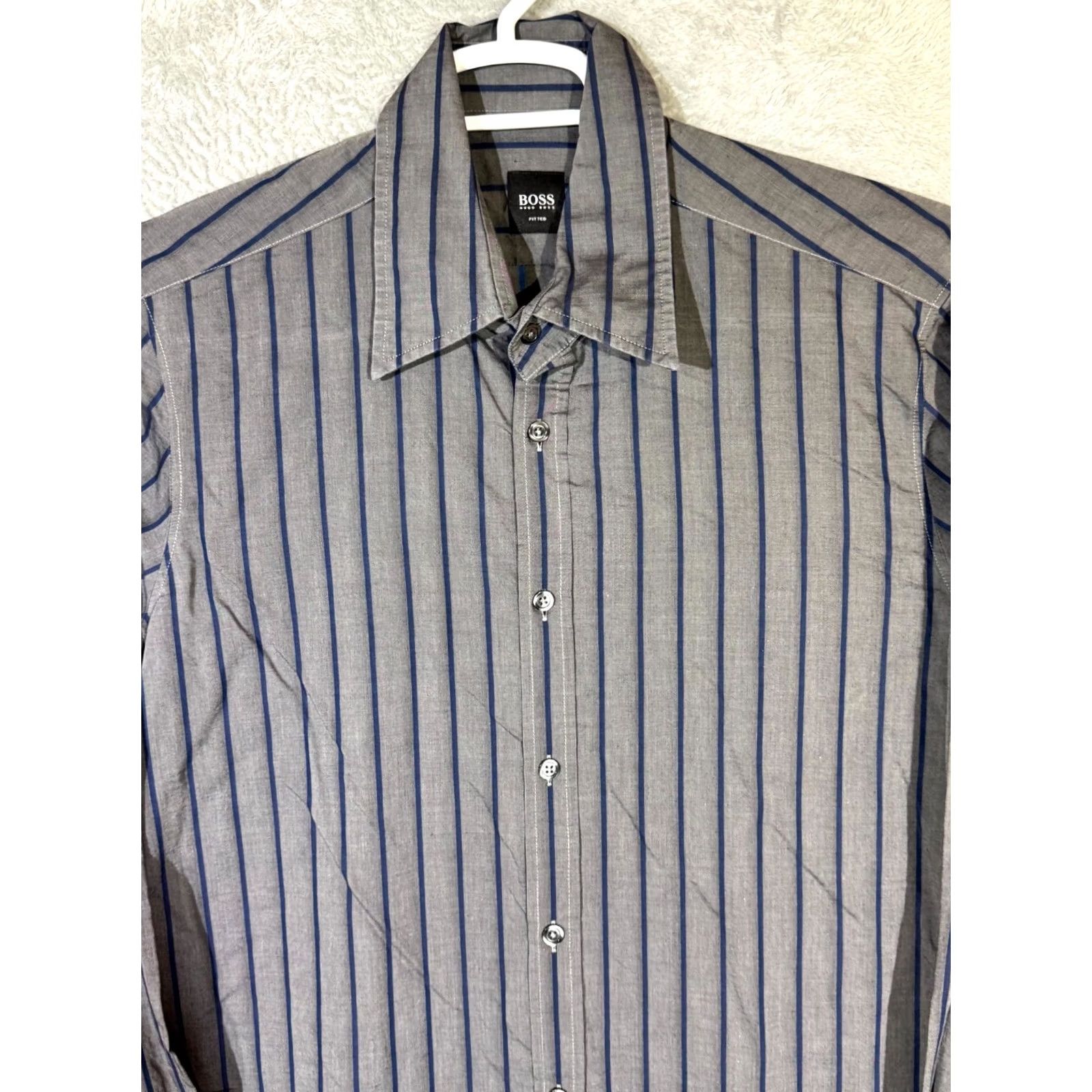Hugo Boss VINTAGE Hugo Boss Shirt? Size US L / EU 52-54 / 3 - 4 Thumbnail