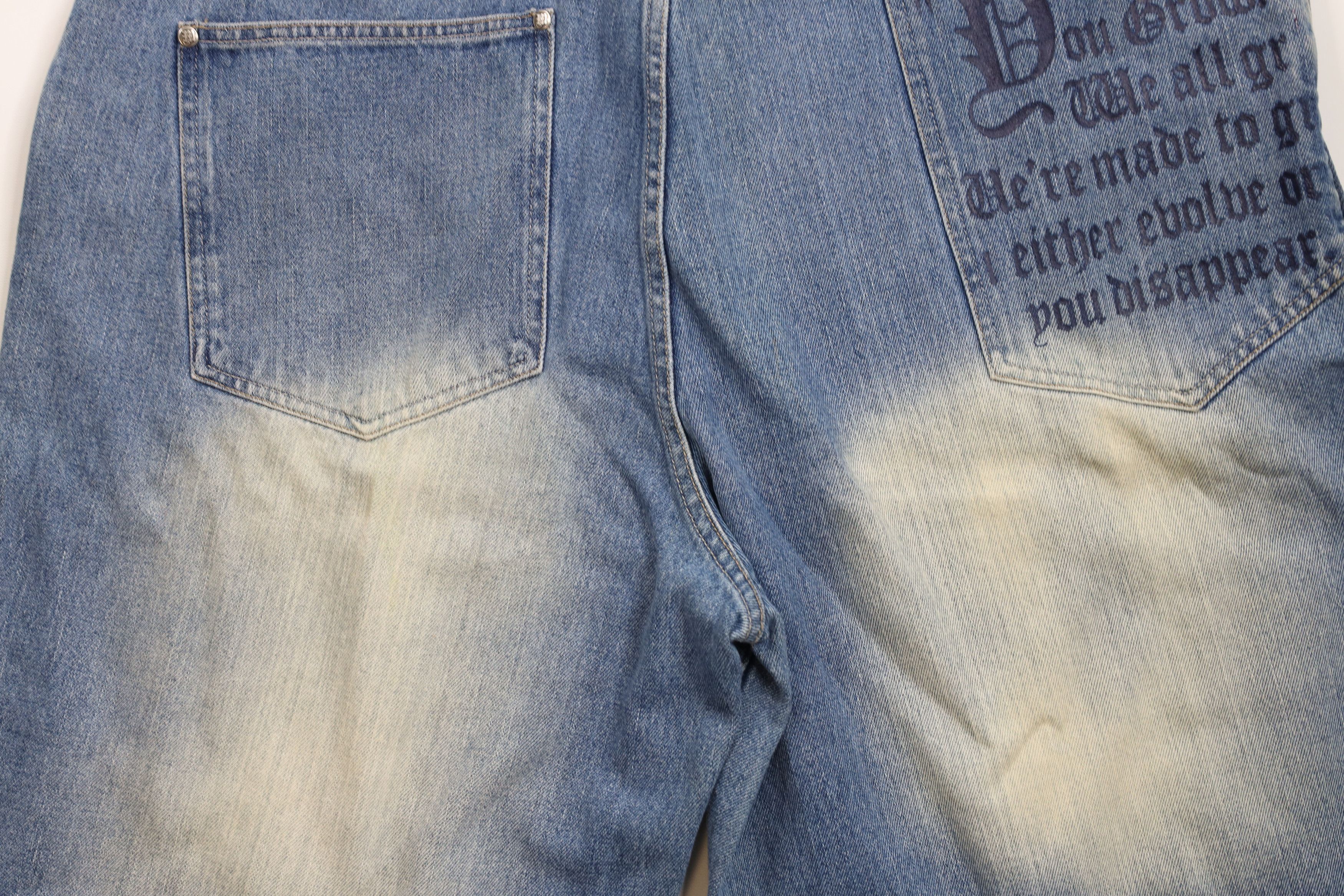 Vintage Vintage Y2K Makaveli 2Pac Tupac Shakur Baggy Denim Shorts Size US 40 / EU 56 - 11 Thumbnail