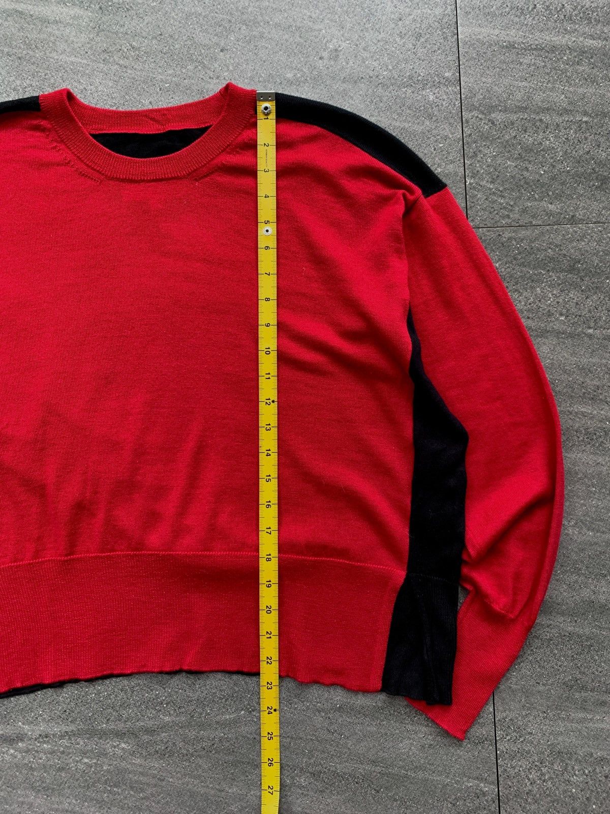 Maison Margiela FREE TAX! MM6 Two Tone Batwing Sweater Size US S / EU 44-46 / 1 - 11 Thumbnail