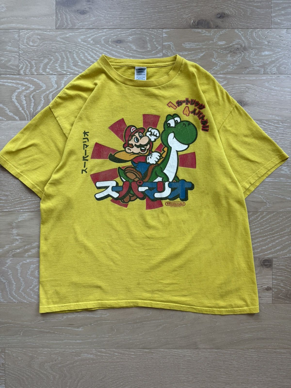 Japanese Super Mario & Yoshi Nintendo Shirt