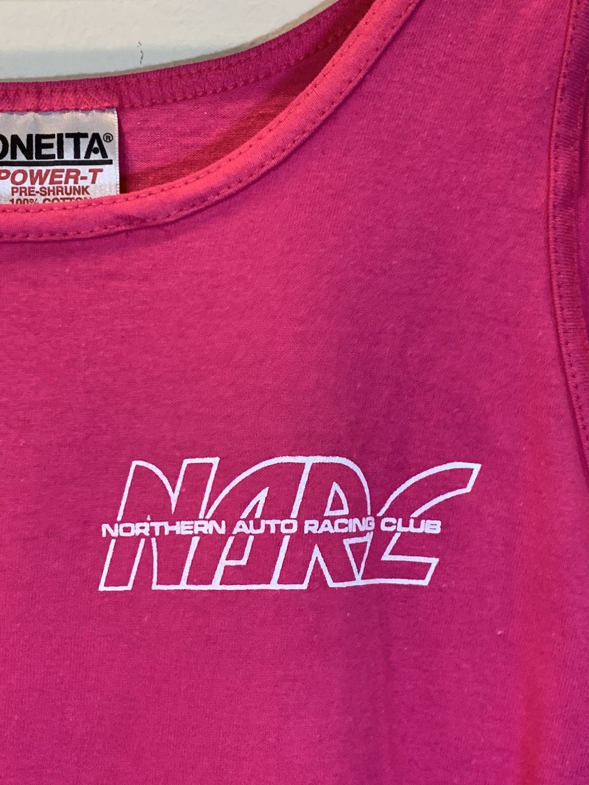 Budweiser × Vintage *RARE* Vintage 80s NARC Northern Auto Racing Club Bud Tank Size US M / EU 48-50 / 2 - 6 Thumbnail