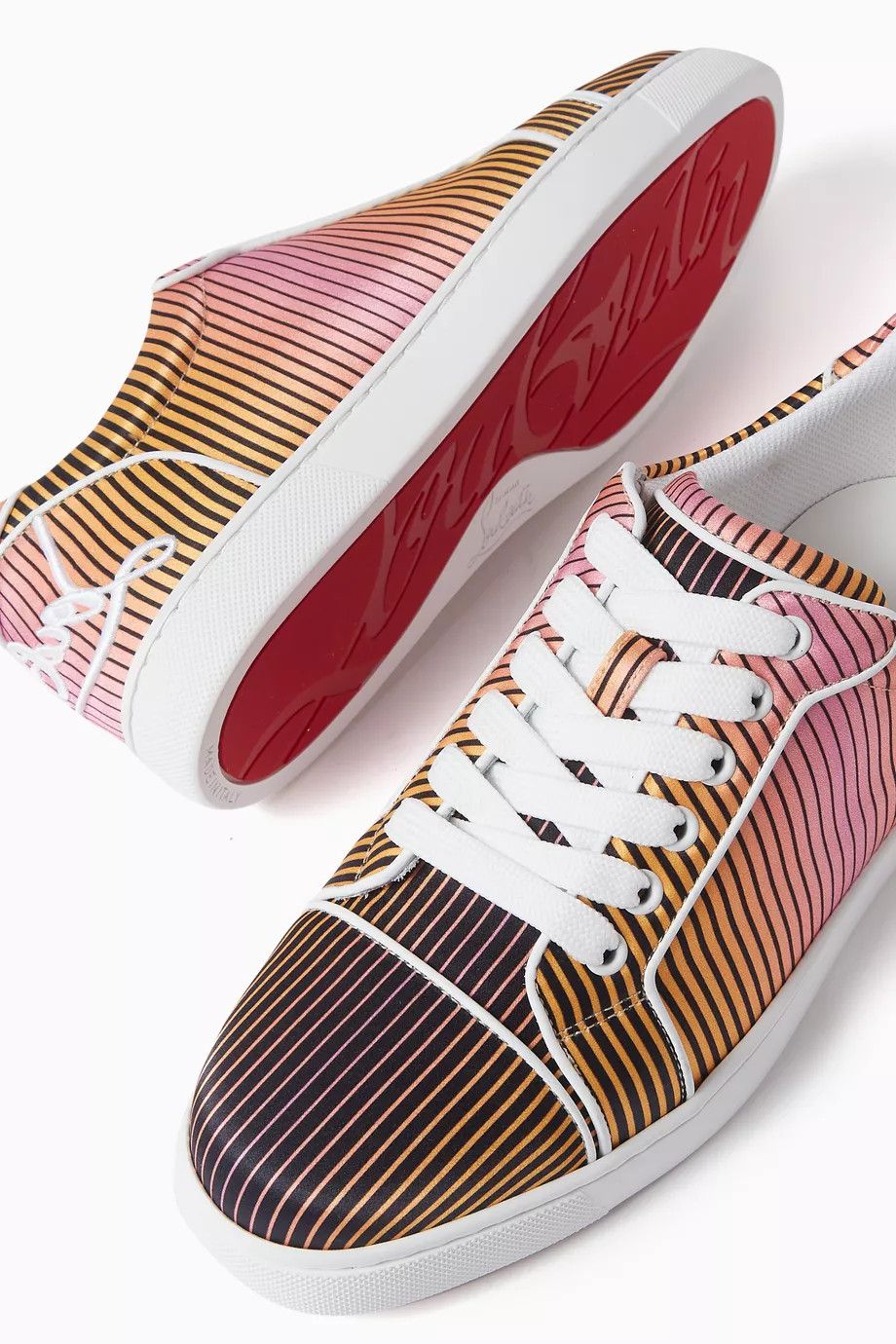 Christian Louboutin o1bcso1str0825 Fun Vieira Orlate Sneakers in Multicolor Size US 9 / IT 39 - 3 Thumbnail