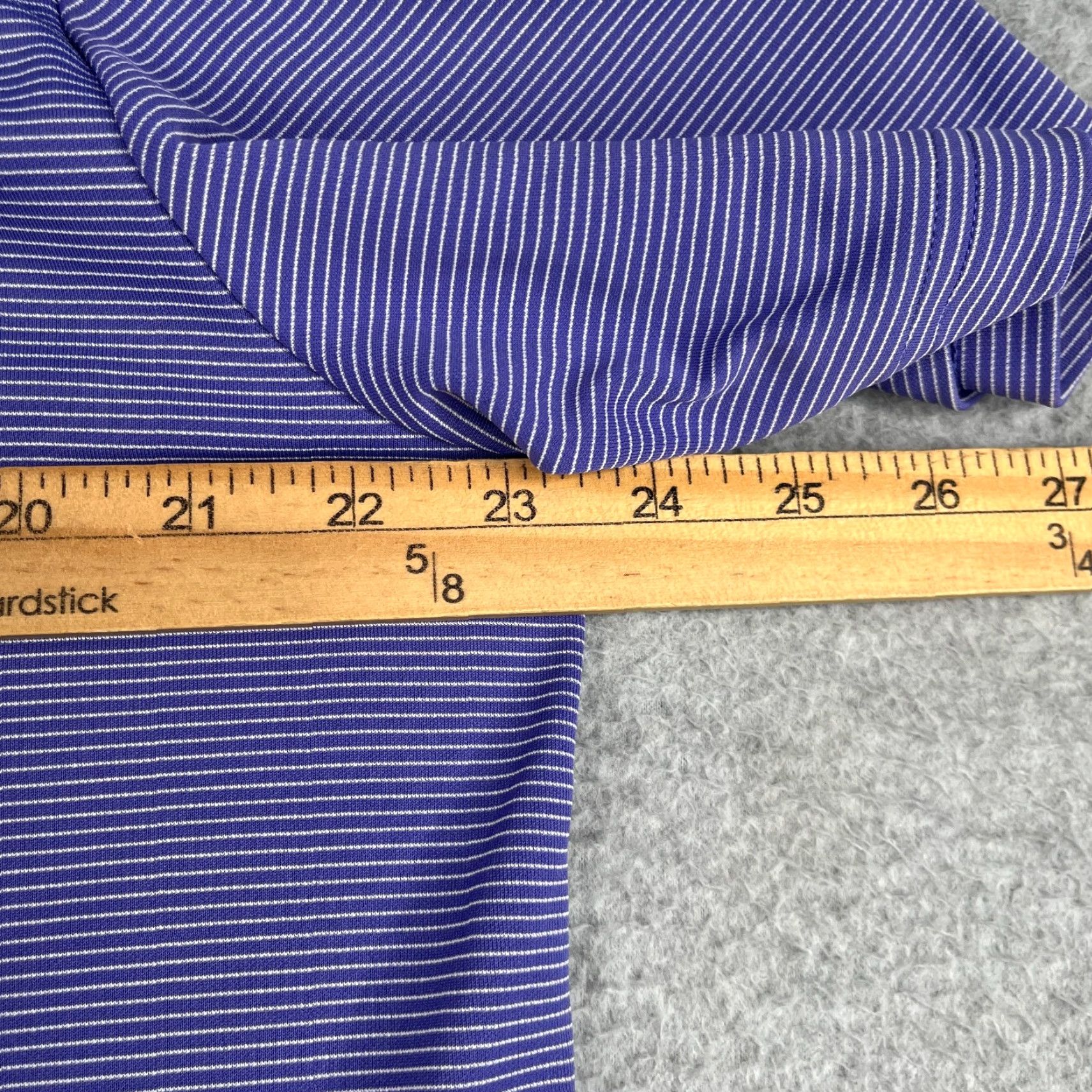 Adidas Adidas Golf Polo Shirt Mens XL Purple Striped Stretch Casual Polo Shirt Size US XL / EU 56 / 4 - 7 Thumbnail