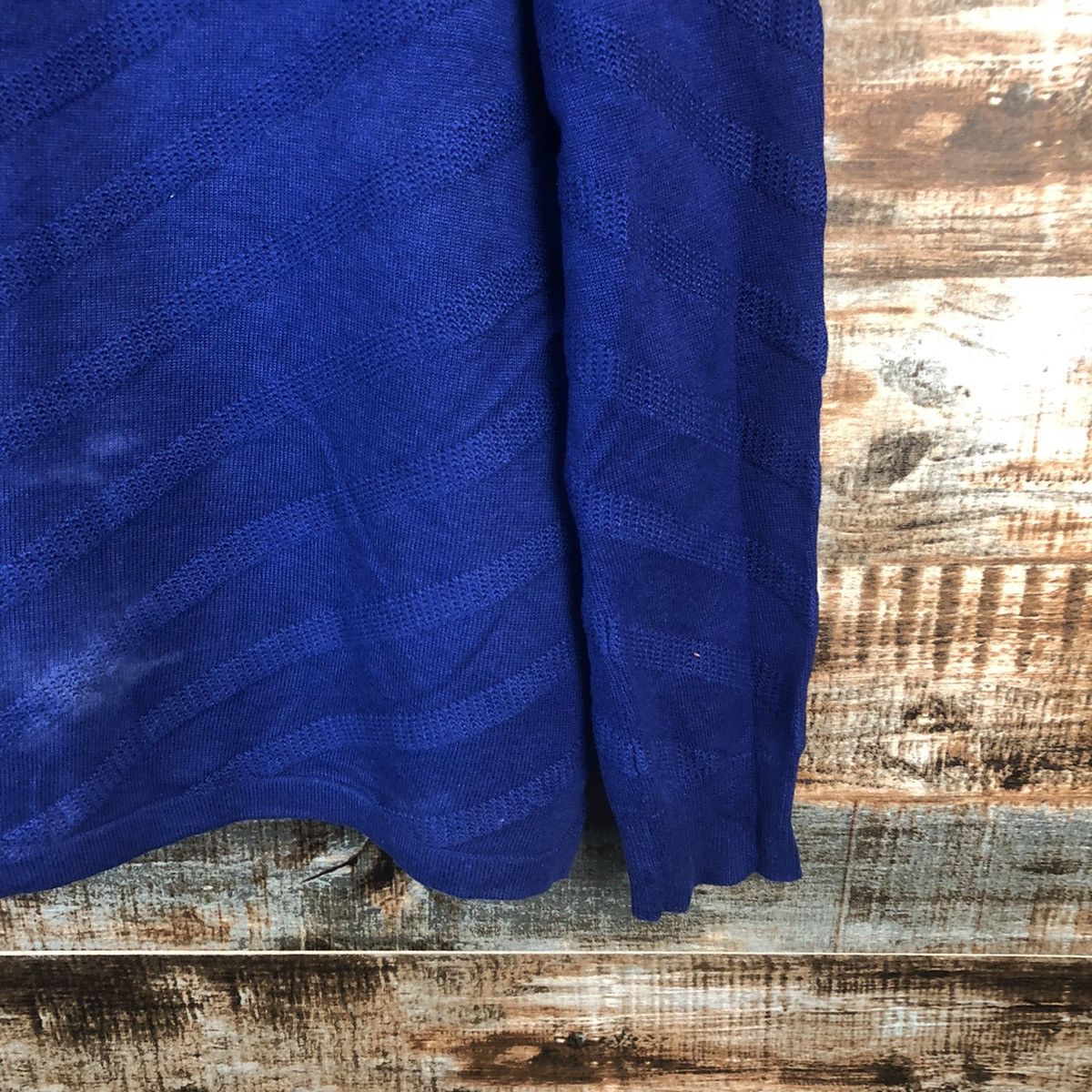 Tete Homme DL Tete Homme Blue japan sweatshirt Knitwear #C675 Size US M / EU 48-50 / 2 - 16 Thumbnail