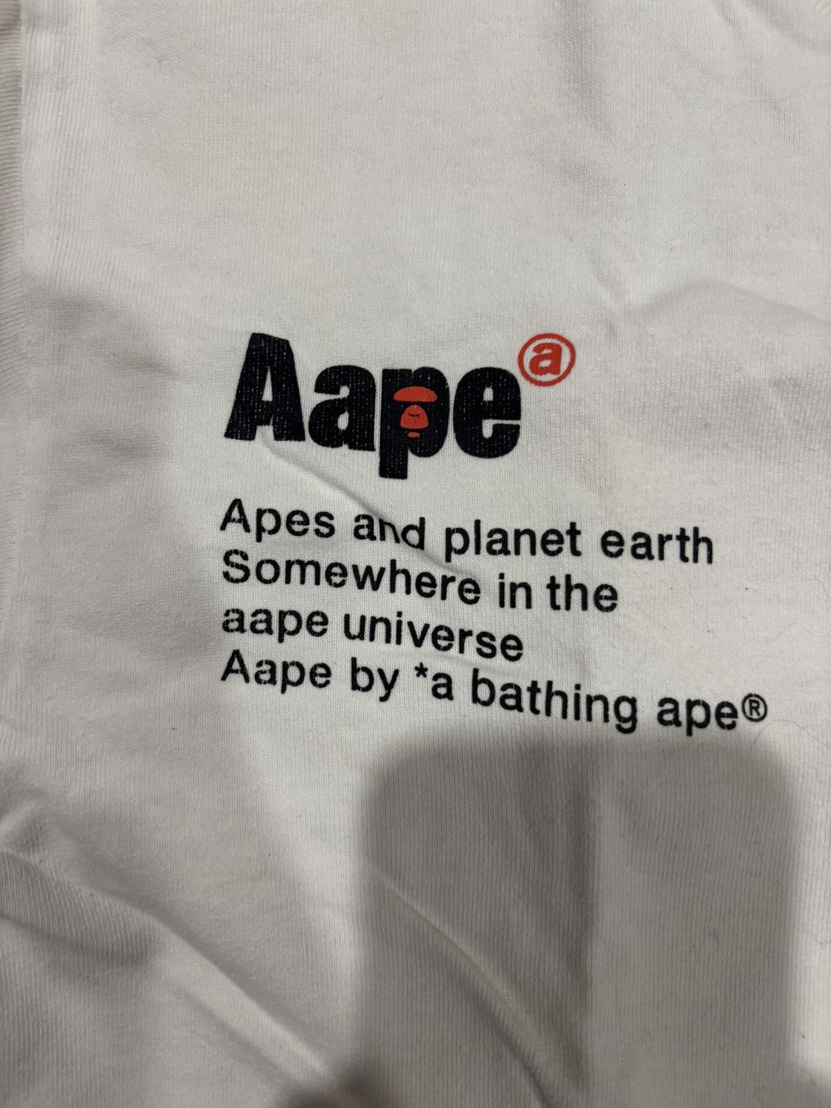Aape Aape Graphic Tee / Y2K Japanese Streetwear / Rare Archive Size US M / EU 48-50 / 2 - 3 Thumbnail