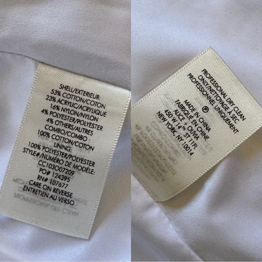 Alice + Olivia Alice + Olivia Combo Tweed and Denim Patch Pocket Jacket in Size M / US 6-8 / IT 42-44 - 8 Thumbnail