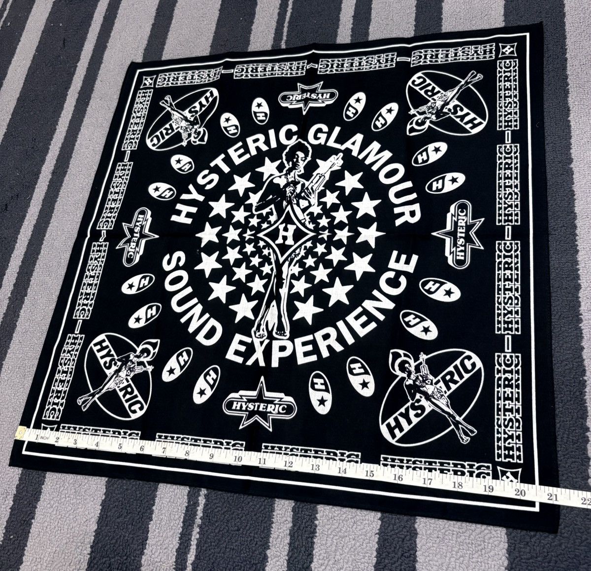 Hysteric Glamour HYSTERIC GLAMOUR SOUND EXPERIENCE BANDANA BNWT Size ONE SIZE - 9 Thumbnail