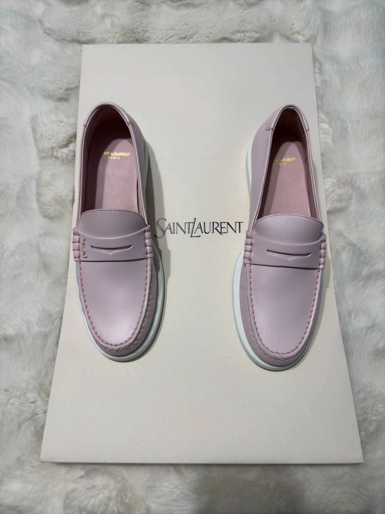 Saint Laurent Paris Saint Laurent Paris Logo loafers shoes Size US 10 / EU 43 - 2 Thumbnail
