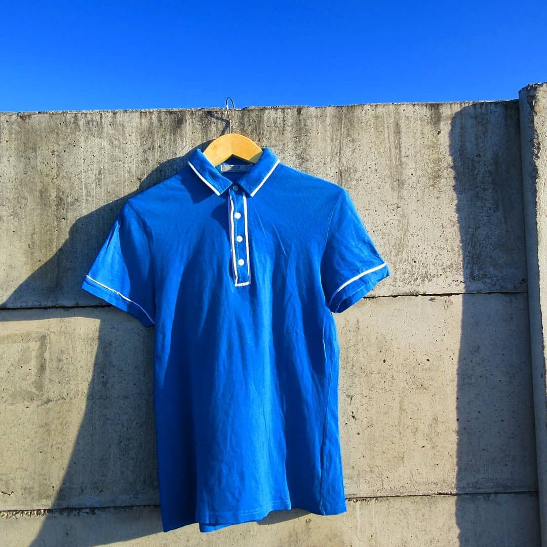 Topman Topman Vintage Stripe Colar Neck Half Style polo shirt Size US M / EU 48-50 / 2 - 2 Thumbnail