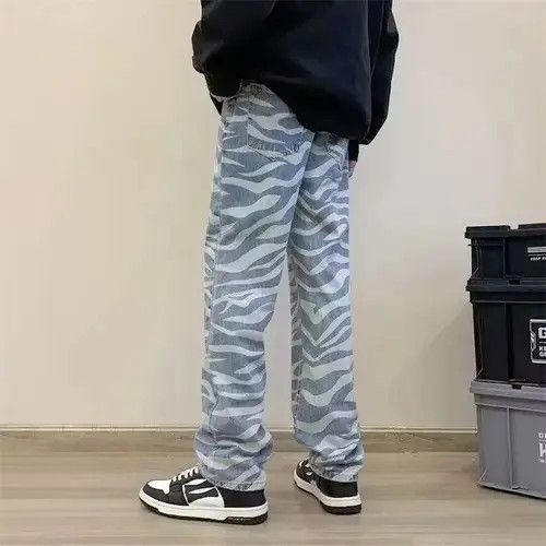 VIBE Zebra Stripes jeans Size US 33 - 2 Thumbnail