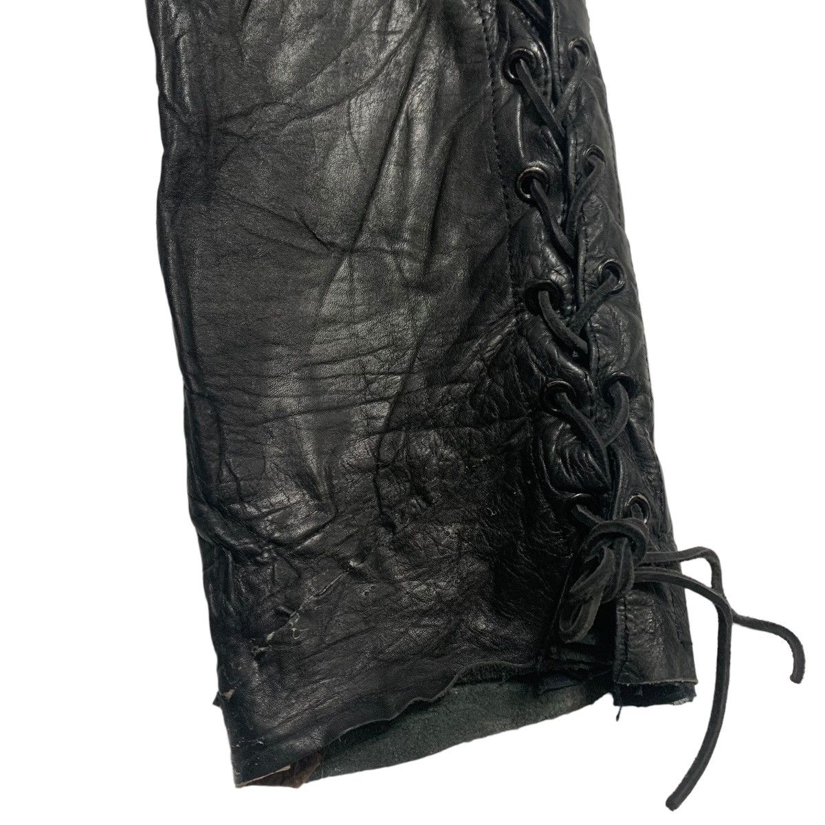 Japanese Brand Japanese Brand Nice Design Leather Pants Size US 30 / EU 46 - 5 Thumbnail
