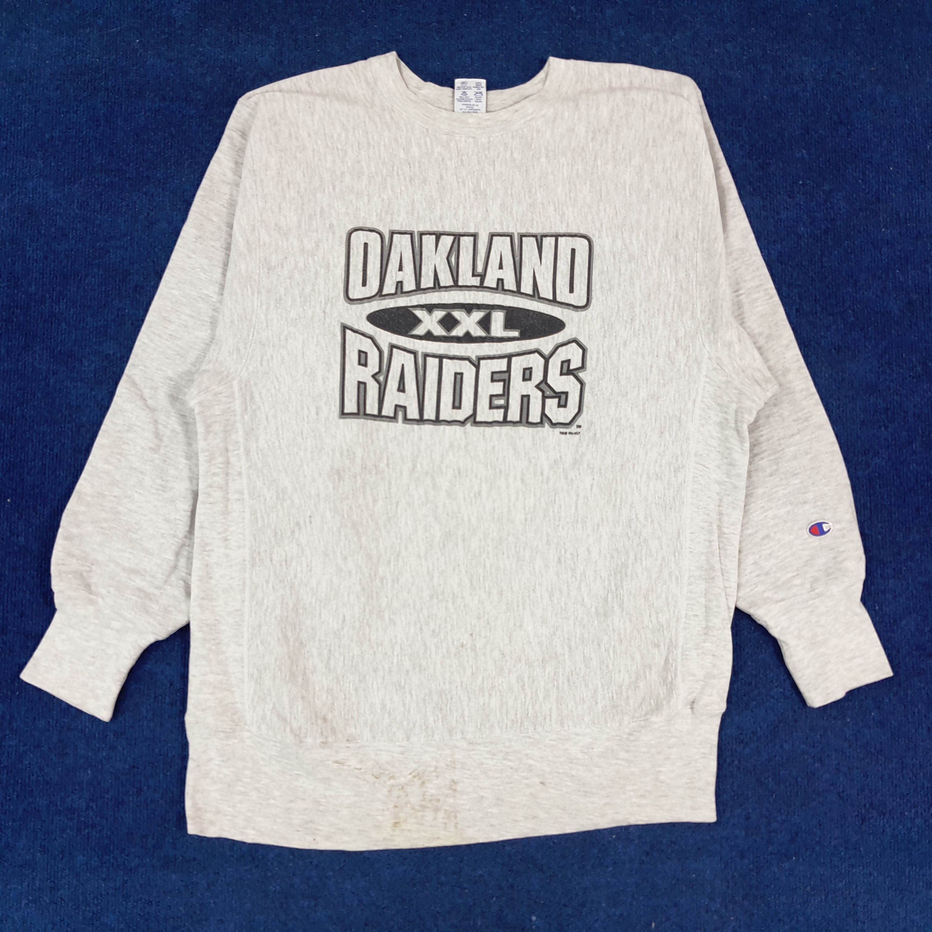 Champion × NFL × Vintage Vintage Champion OAKLAND Raiders XXL 1996 NFLP Sweatshirt Size US L / EU 52-54 / 3 - 1 Thumbnail
