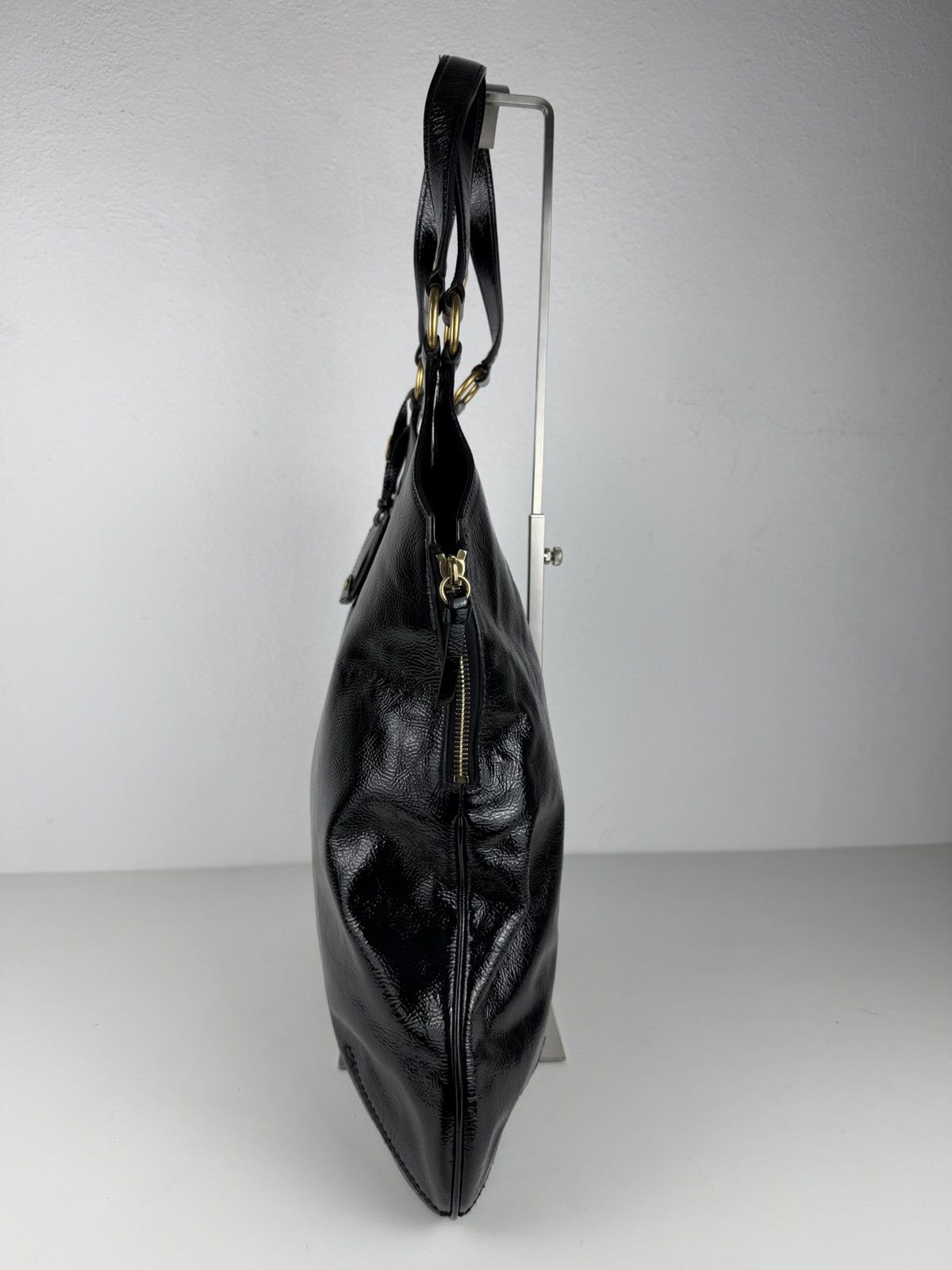 Yves Saint Laurent AW2007 YSL Rive Gauche sac metropolis patent leather totebag Size ONE SIZE - 3 Thumbnail