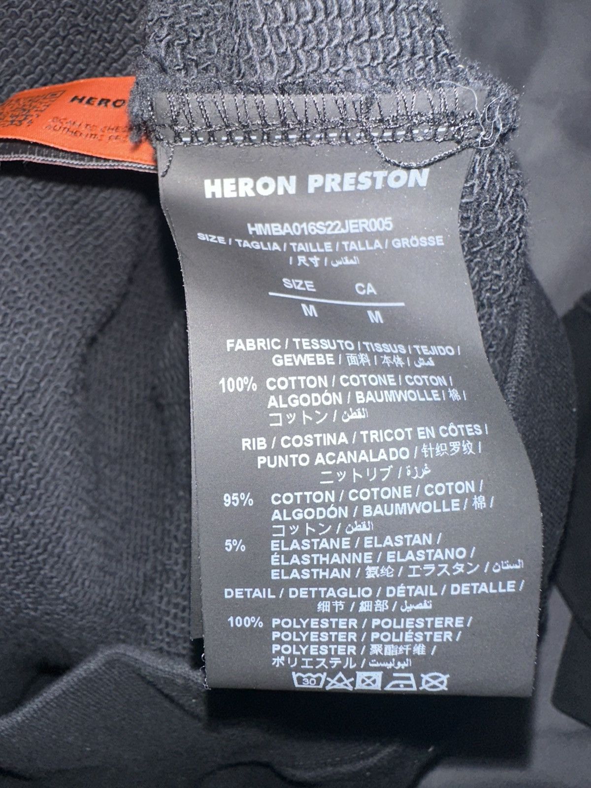 Heron Preston Heron Preston logo-tape sweatshirt Size US M / EU 48-50 / 2 - 8 Thumbnail